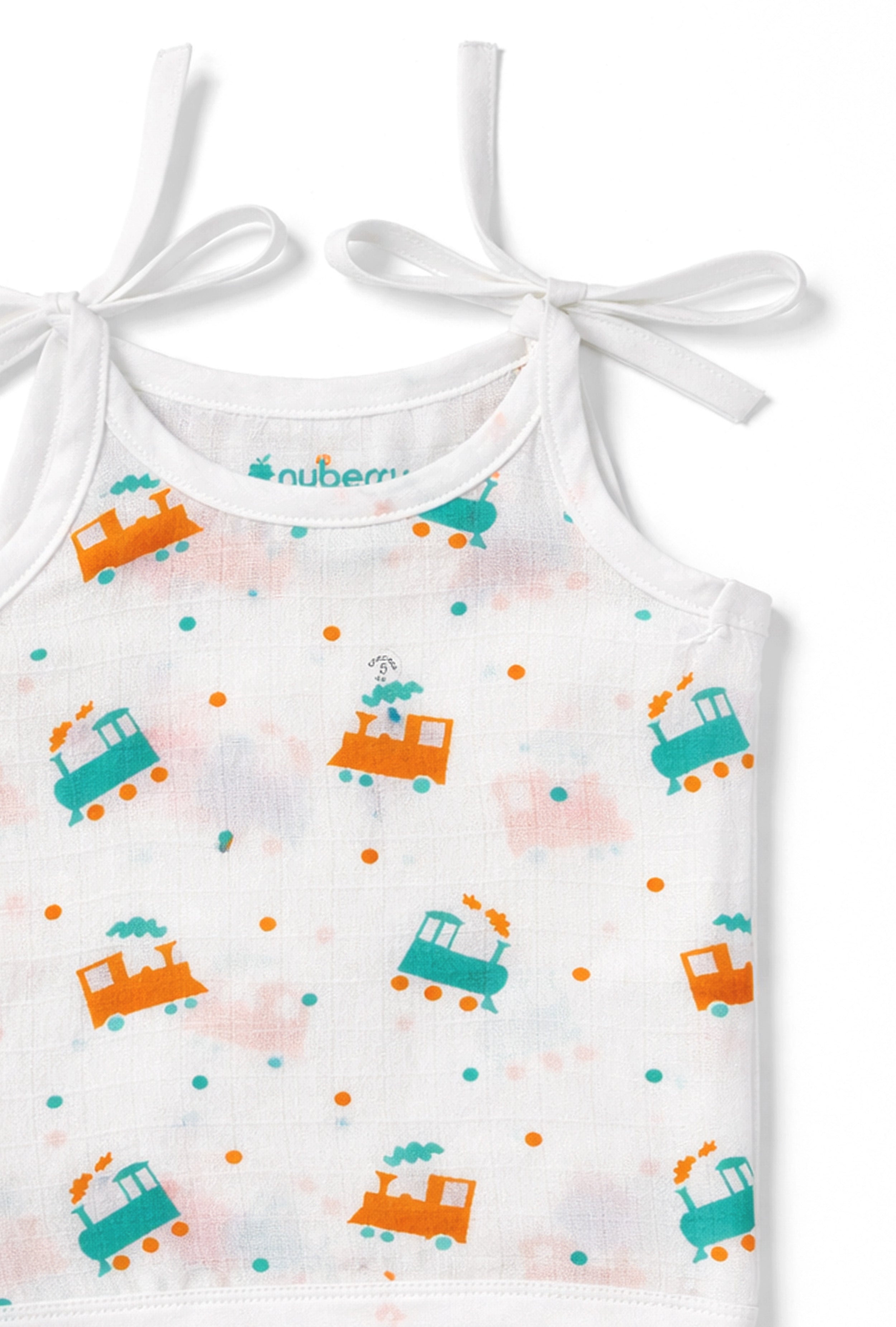 Made for First Comfort | Nuberry Newborn Muslin Upknot Jabla (Pack of 4)