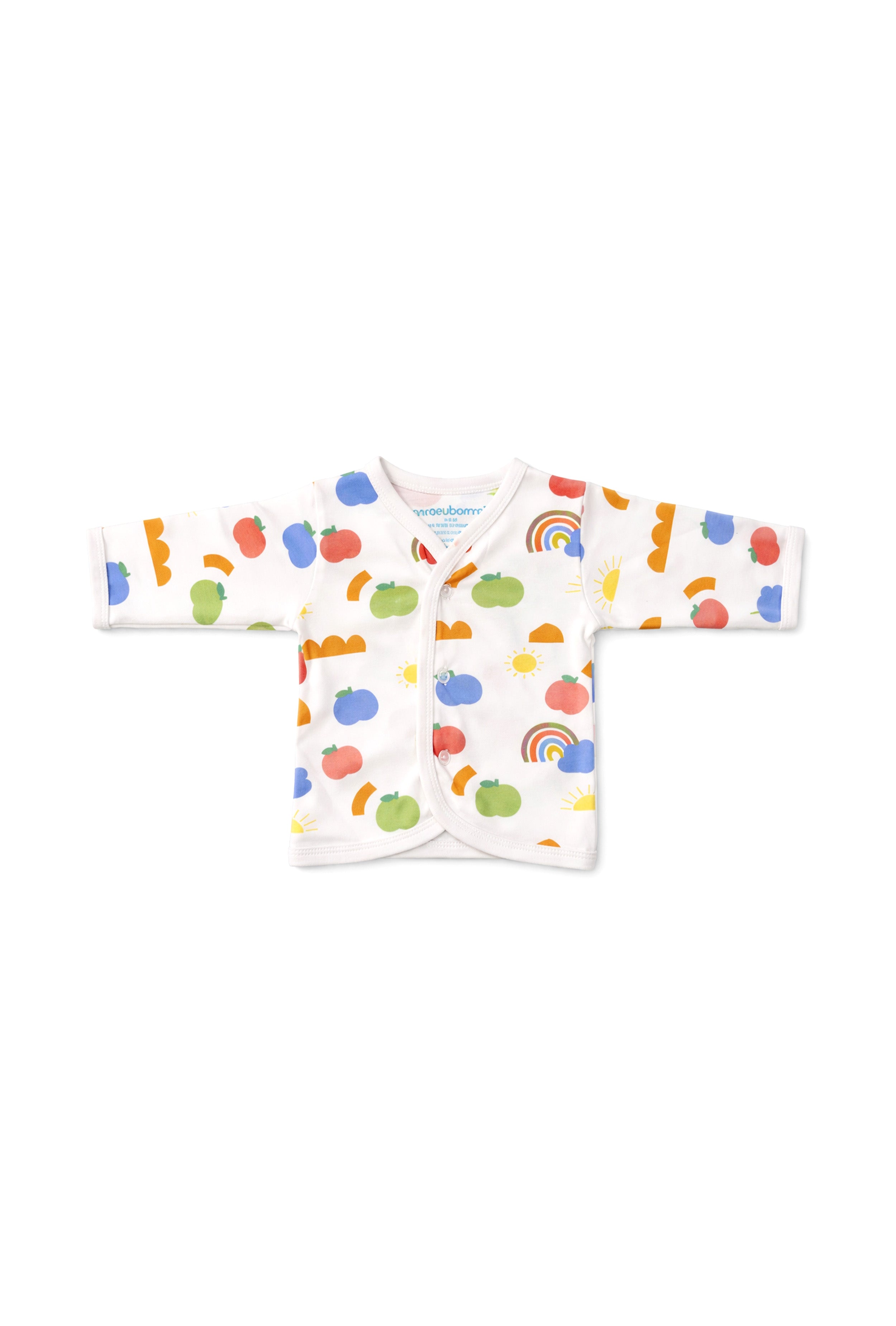 Nuberry Unisex Baby Open Vest - Full Sleeve (Pack of 3)