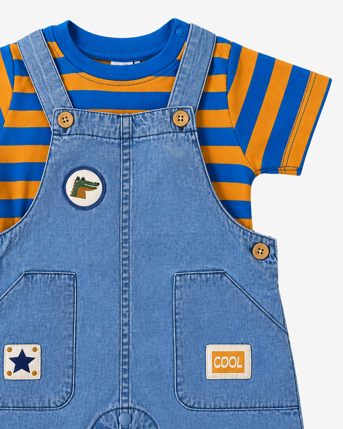Nuberry Boys Dungaree | Soft, Breathable & Comfortable