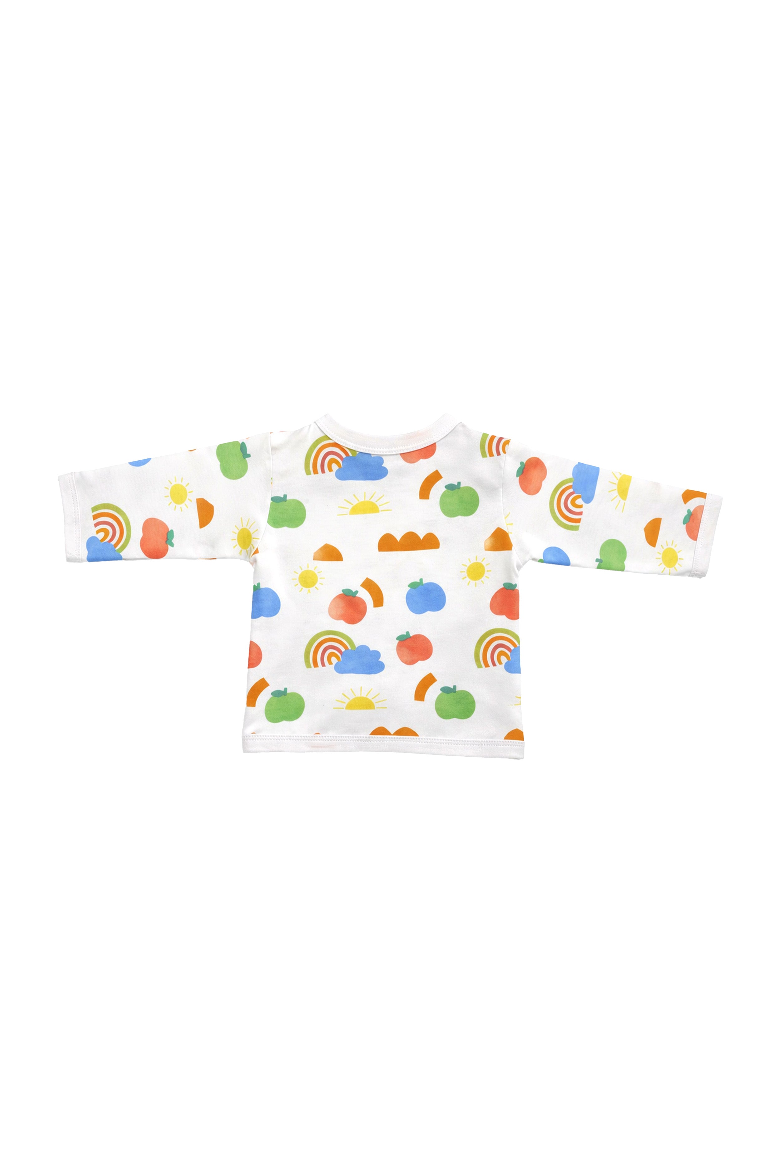 Nuberry Unisex Baby Open Vest - Full Sleeve (Pack of 3)