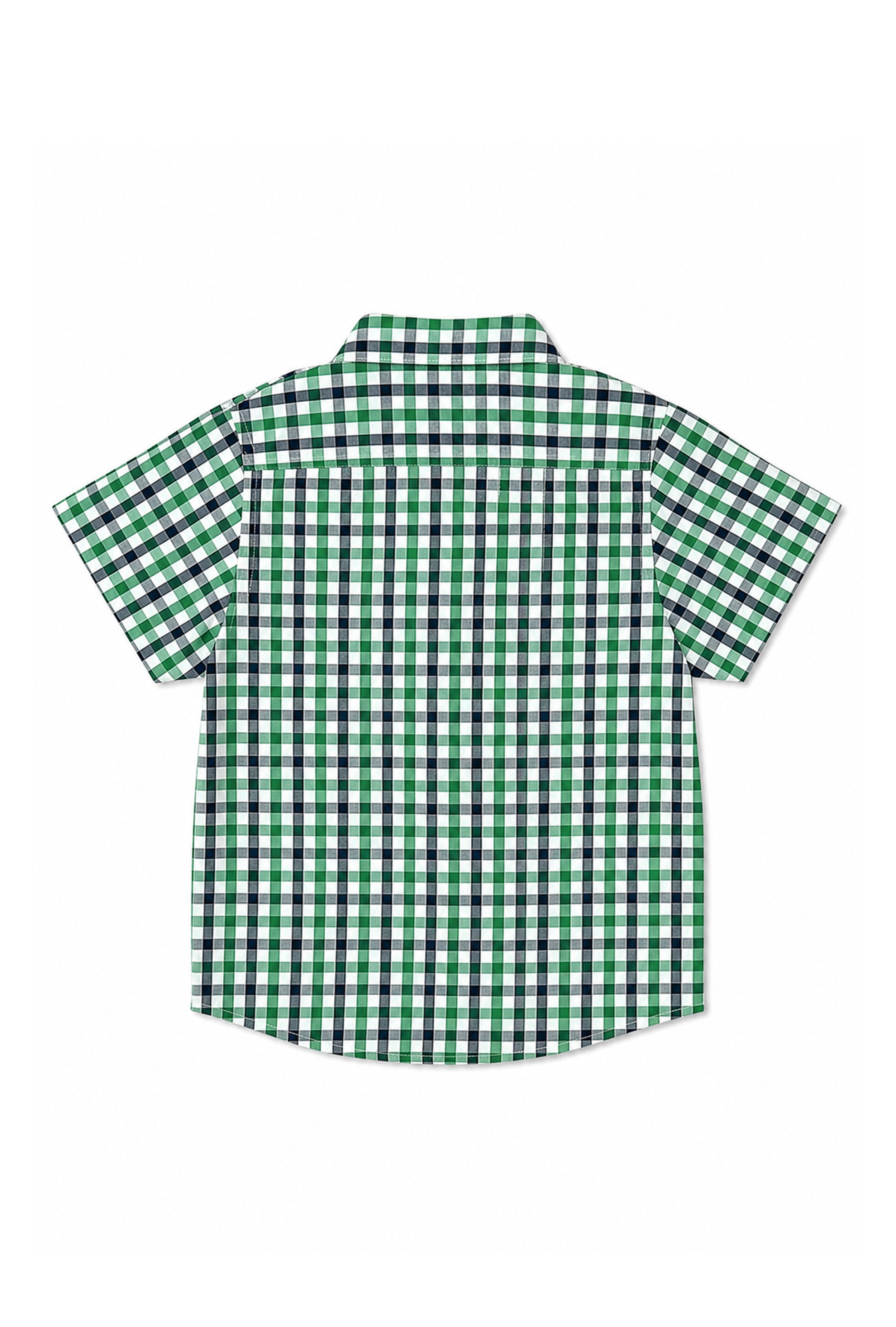 Nuberry Boys Half-Sleeve Shirt | Smart Looks, All-Day Comfort