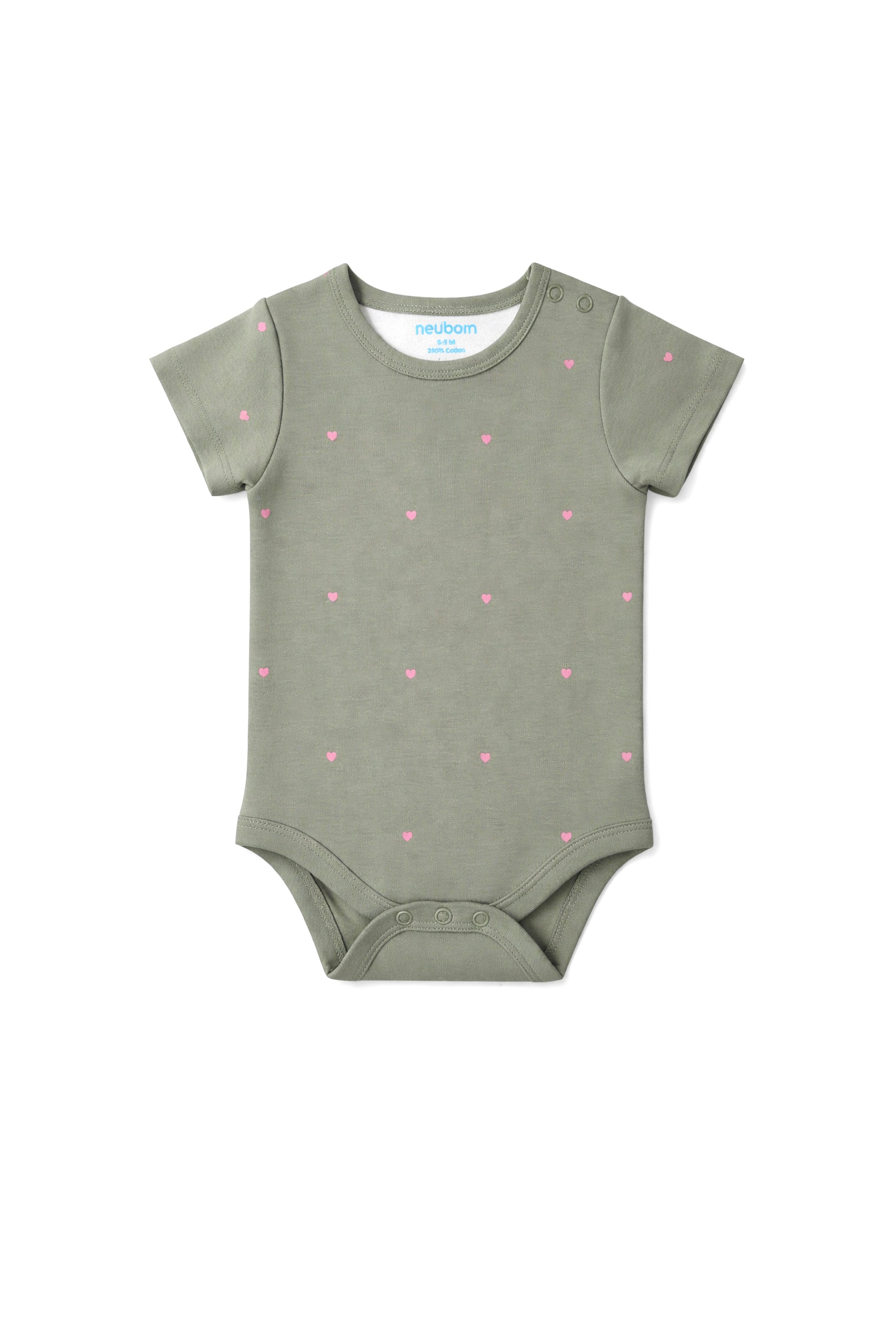 Gentle on Baby Skin | Trusted by Parents | Nuberry Unisex Bodysuit Set of 2