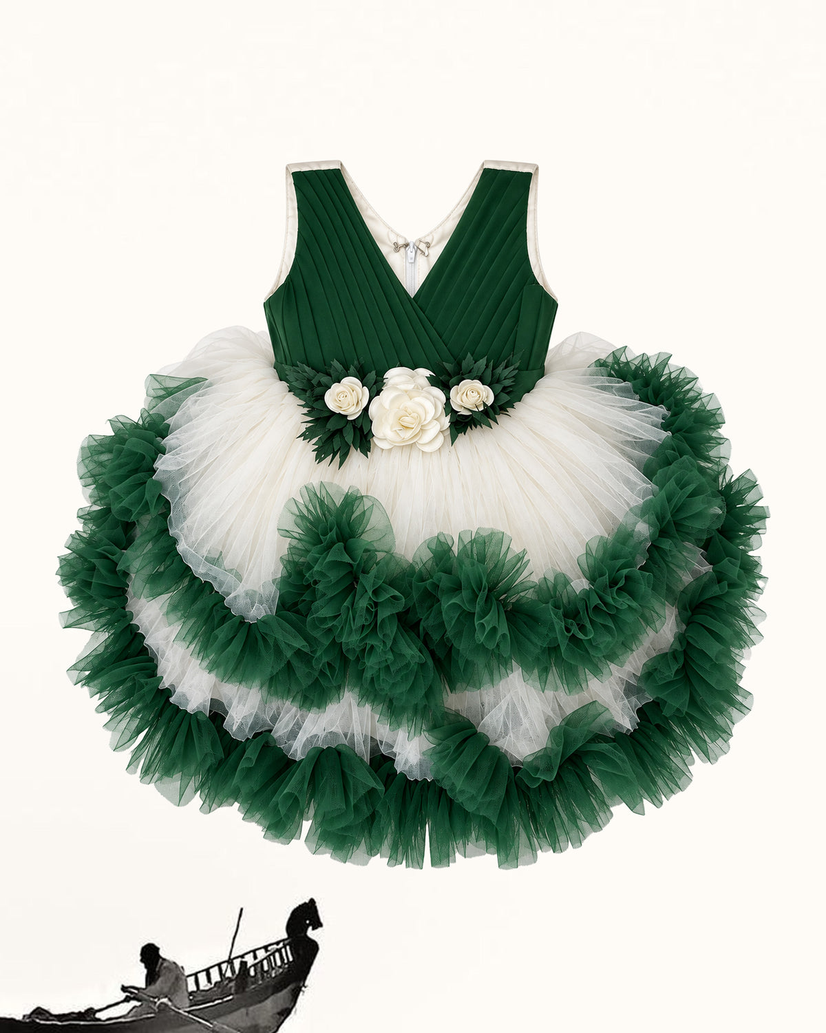 Nuberry Soft Mesh Baby Girl Party Frock | A Little Dress for Her Biggest Smiles