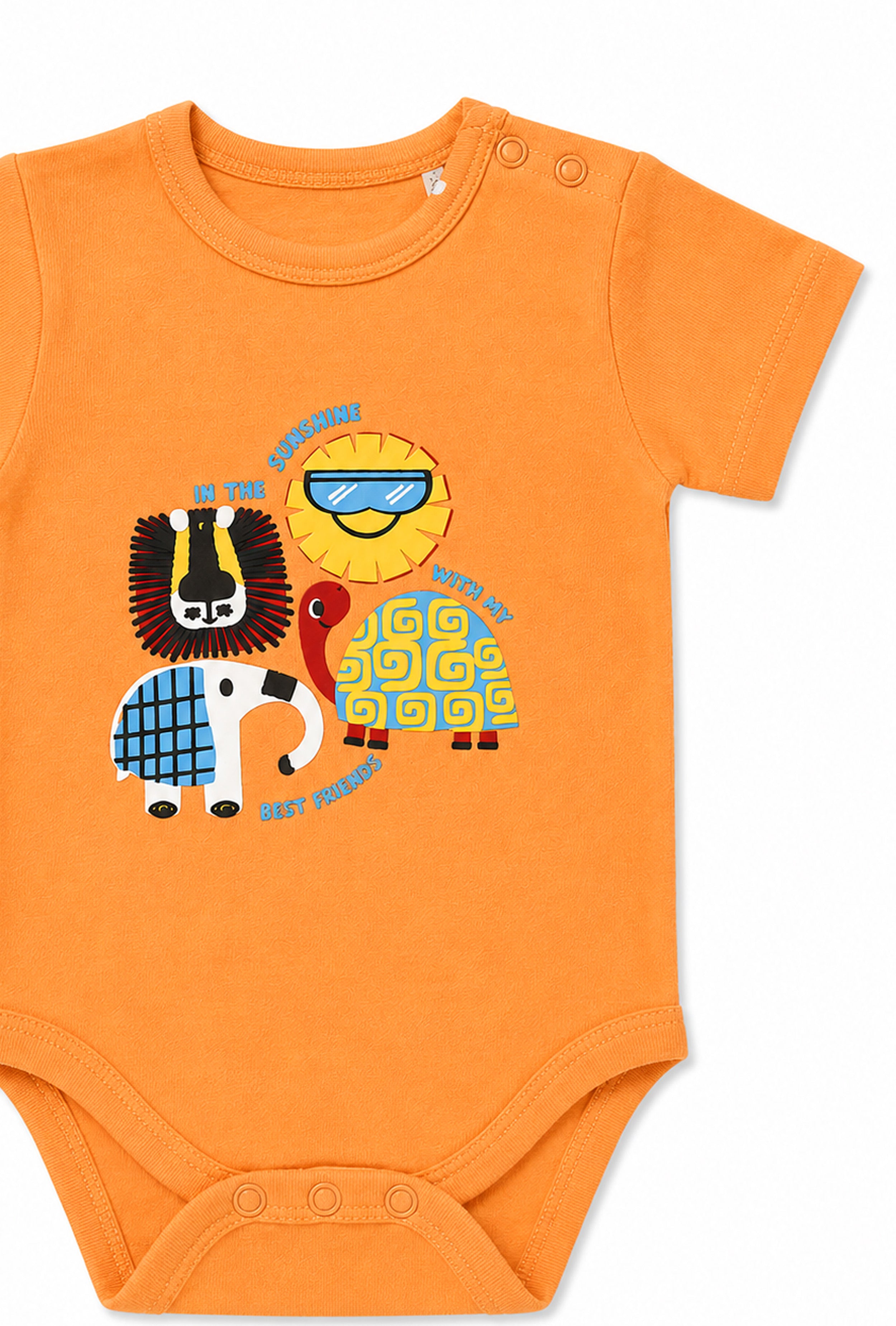 Gentle on Baby Skin | Trusted by Parents | Nuberry Unisex Bodysuit Set of 2