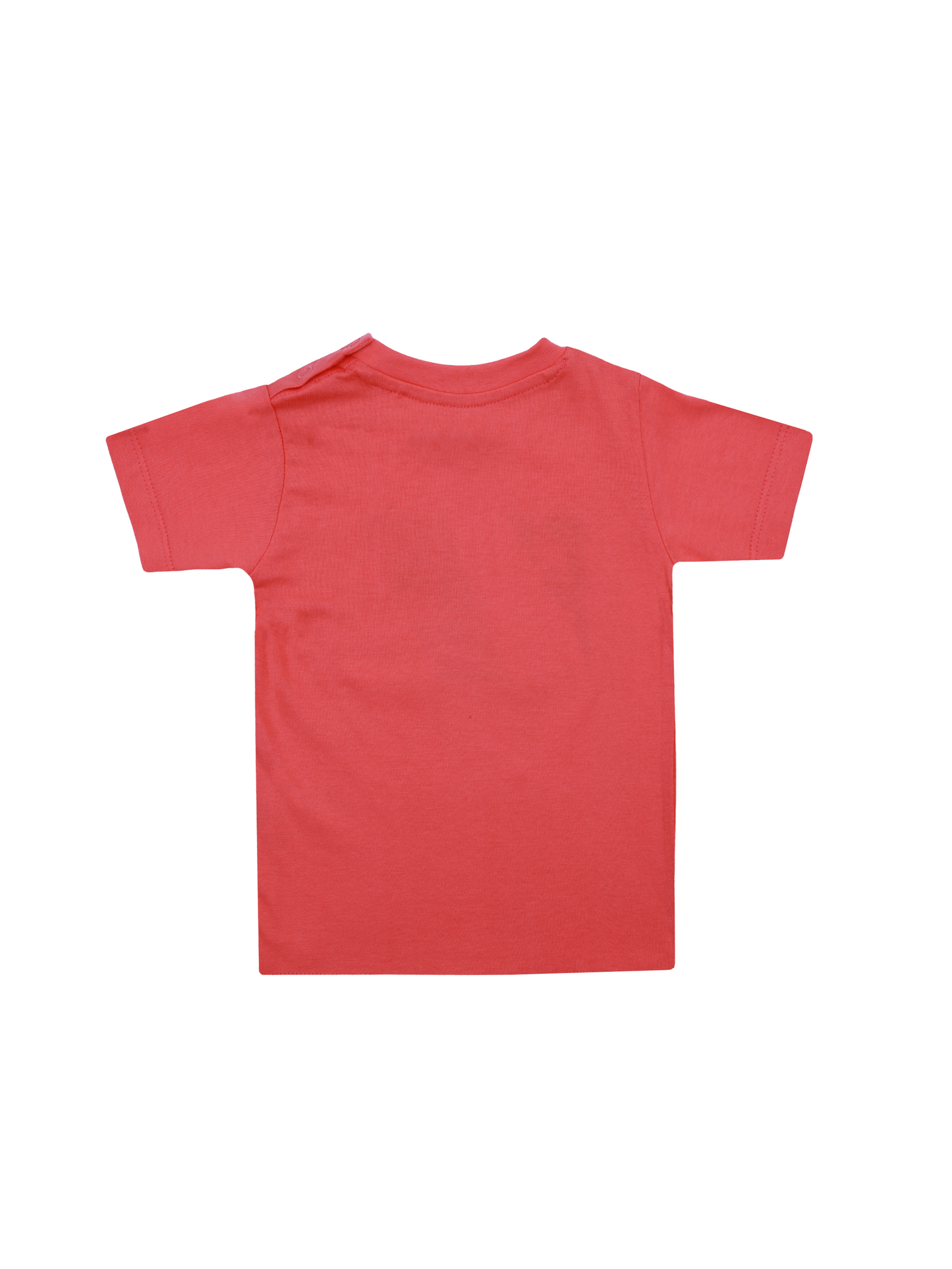 Orange Printed T-Shirt for Boys