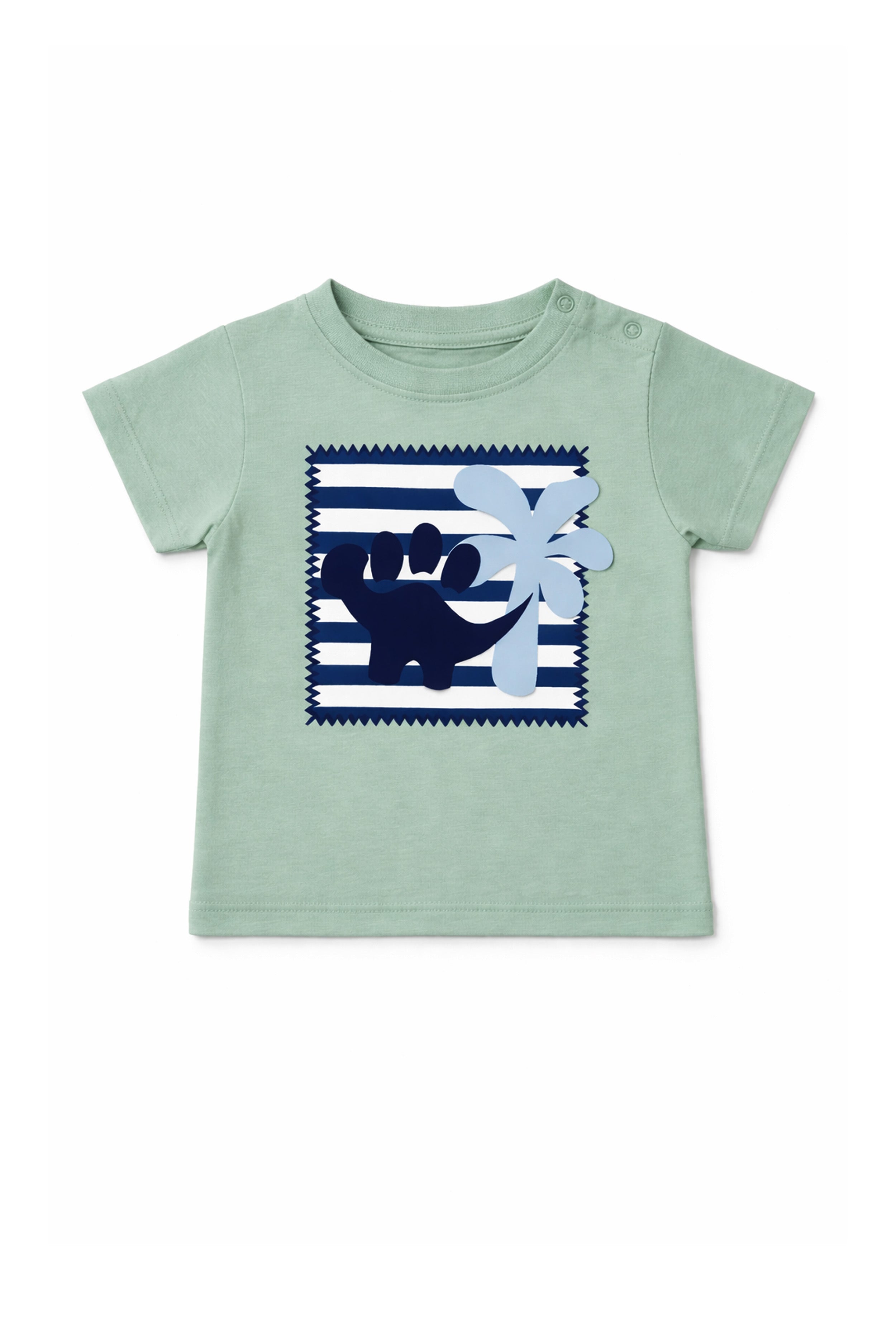 Tiny Roars, Big Style | Nuberry Mint Green Dino T-Shirt