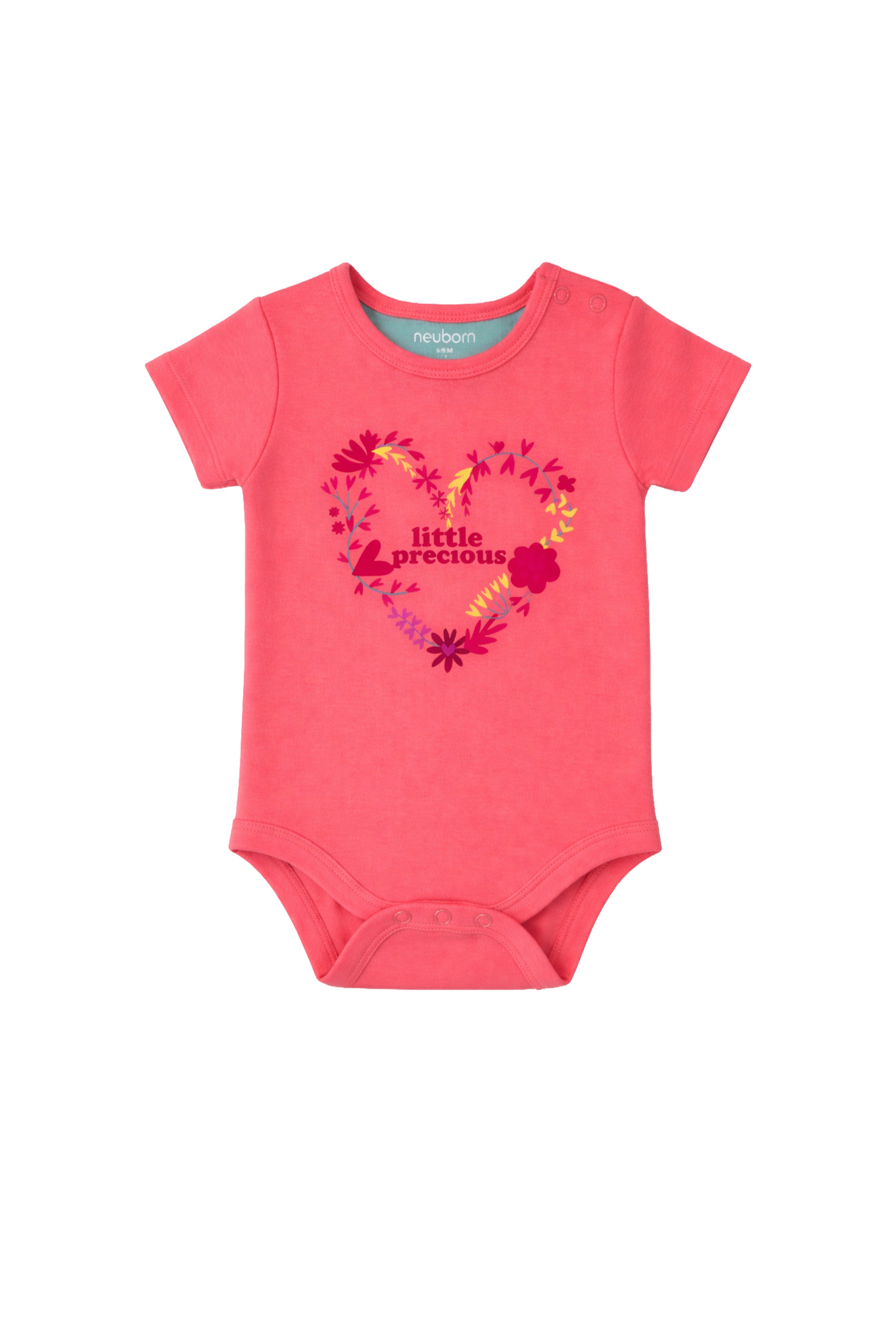 Gentle on Baby Skin | Trusted by Parents | Nuberry Unisex Bodysuit Set of 2