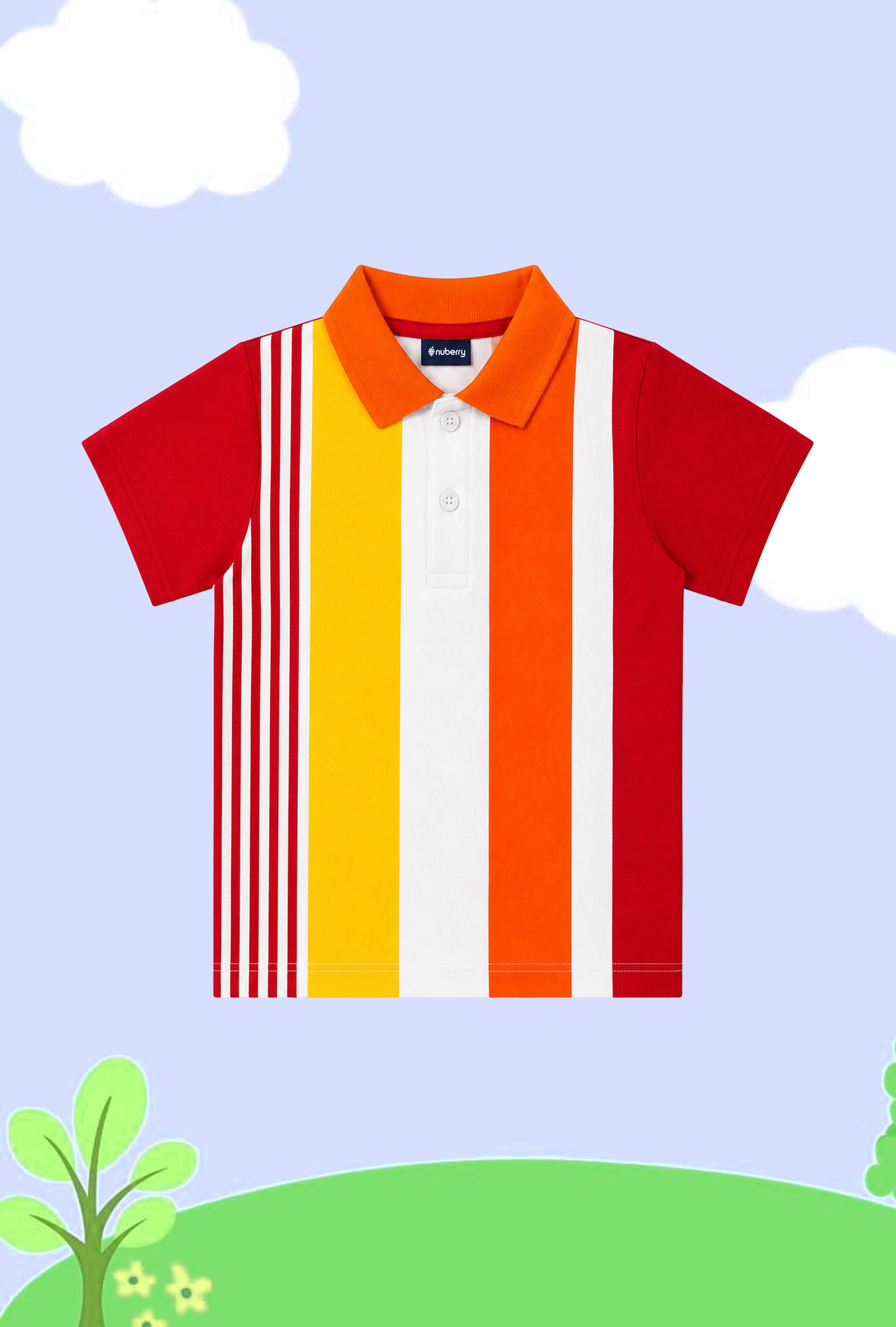 Smart Looks for Tiny Heroes | Nuberry Boy Polo T-Shirt