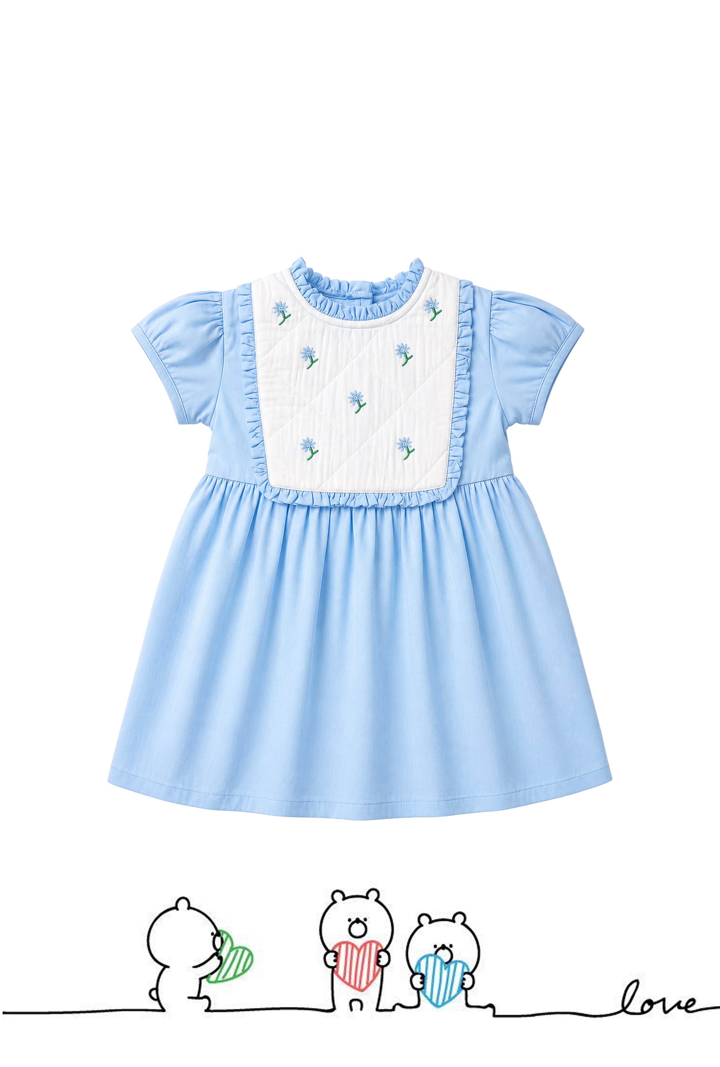Soft Cotton Party Dress | Stylish Comfort for Every Special Occasion