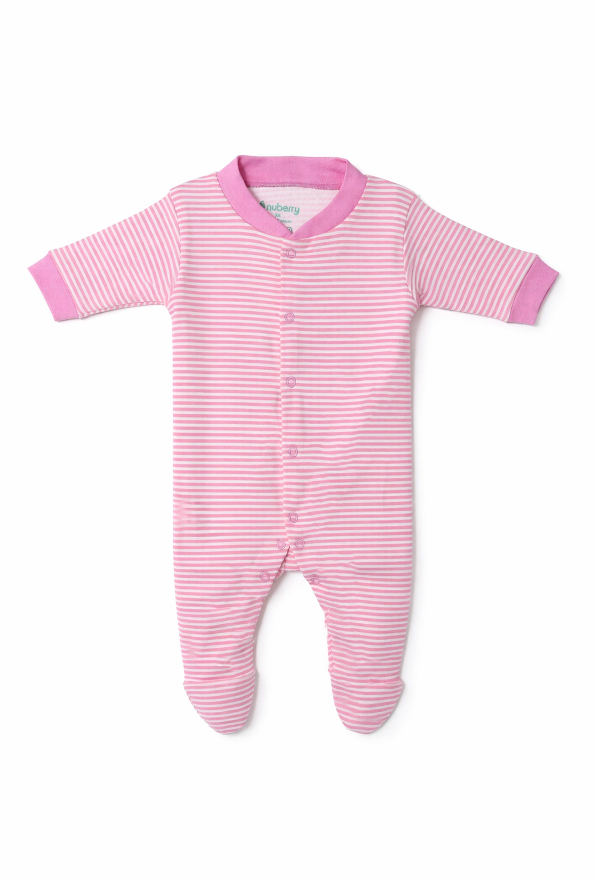Mom’s Choice Pure Cotton Sleep Suits (3-Pack)