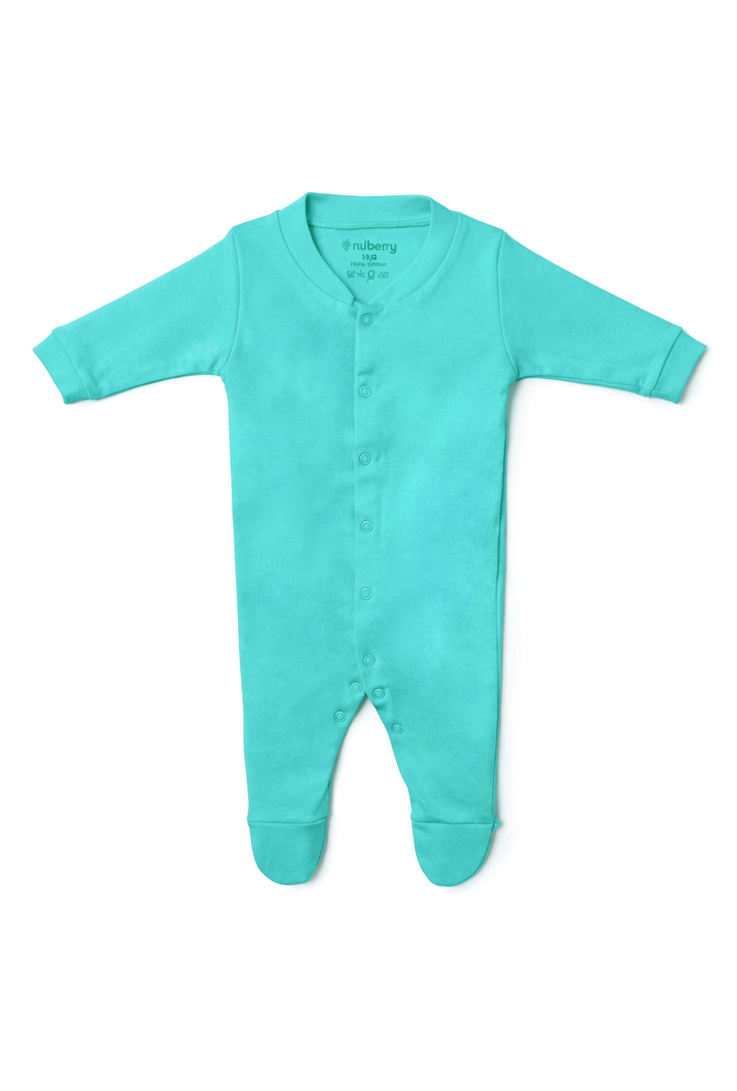 Soft & Safe Baby Sleep Suits – Pack of 3 - Nuberry