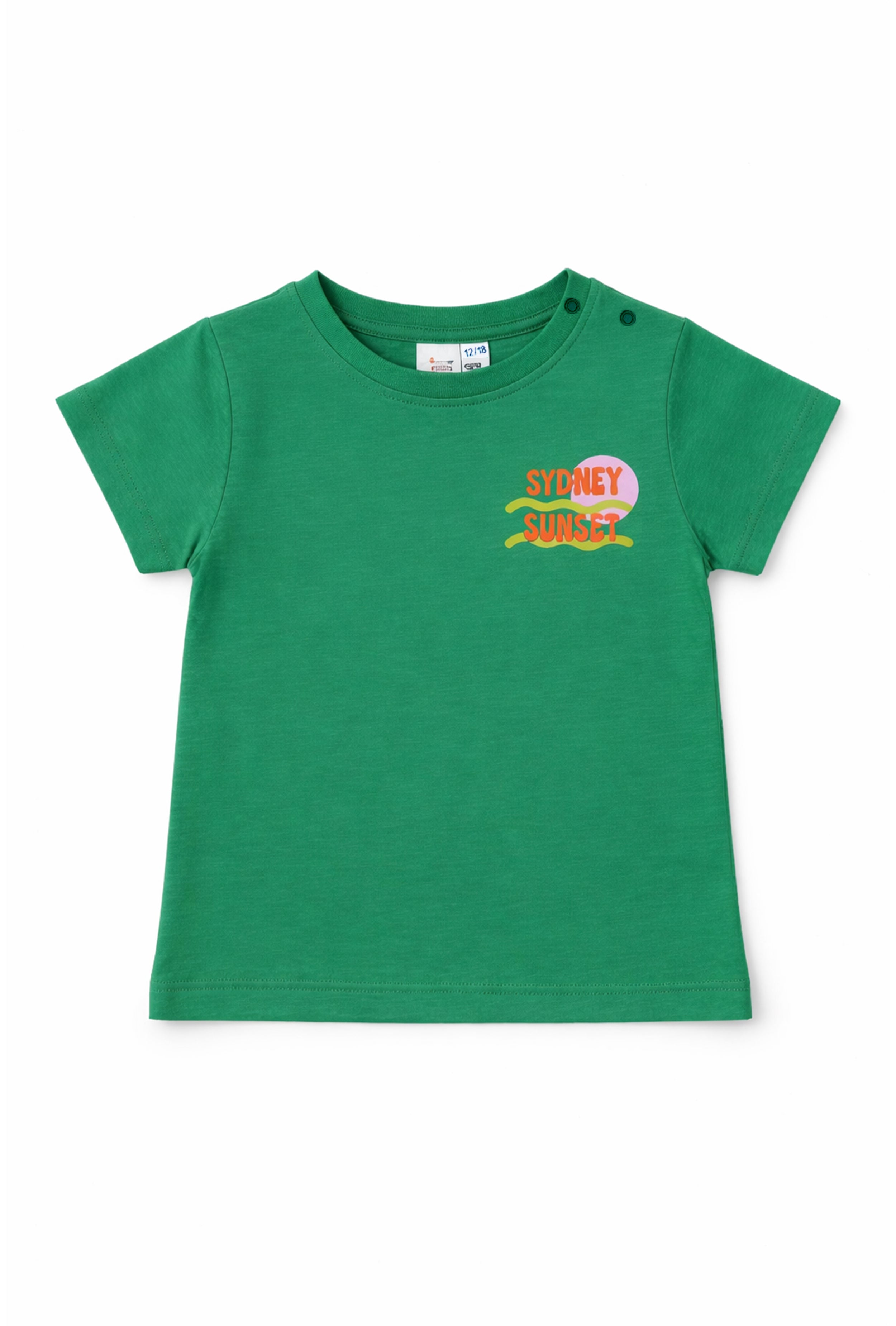 Nuberry Boys Cotton T-Shirt | Soft & Breathable | Green
