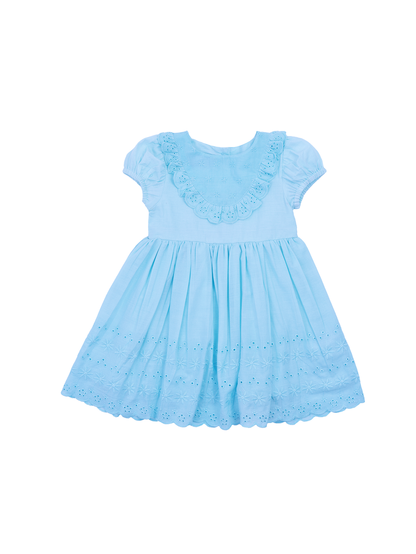 Blue Hakoba Dress for Girls