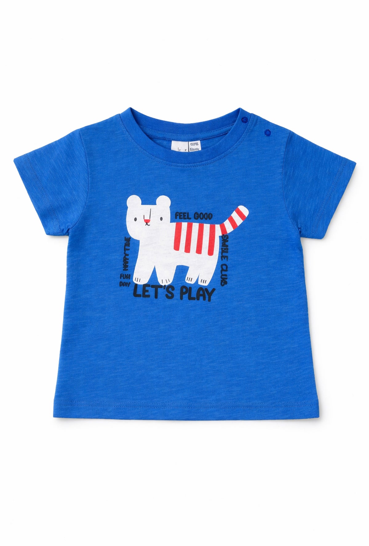 Nuberry Boys Cotton T-Shirt | Soft & Breathable | Blue - Neubaby Stores