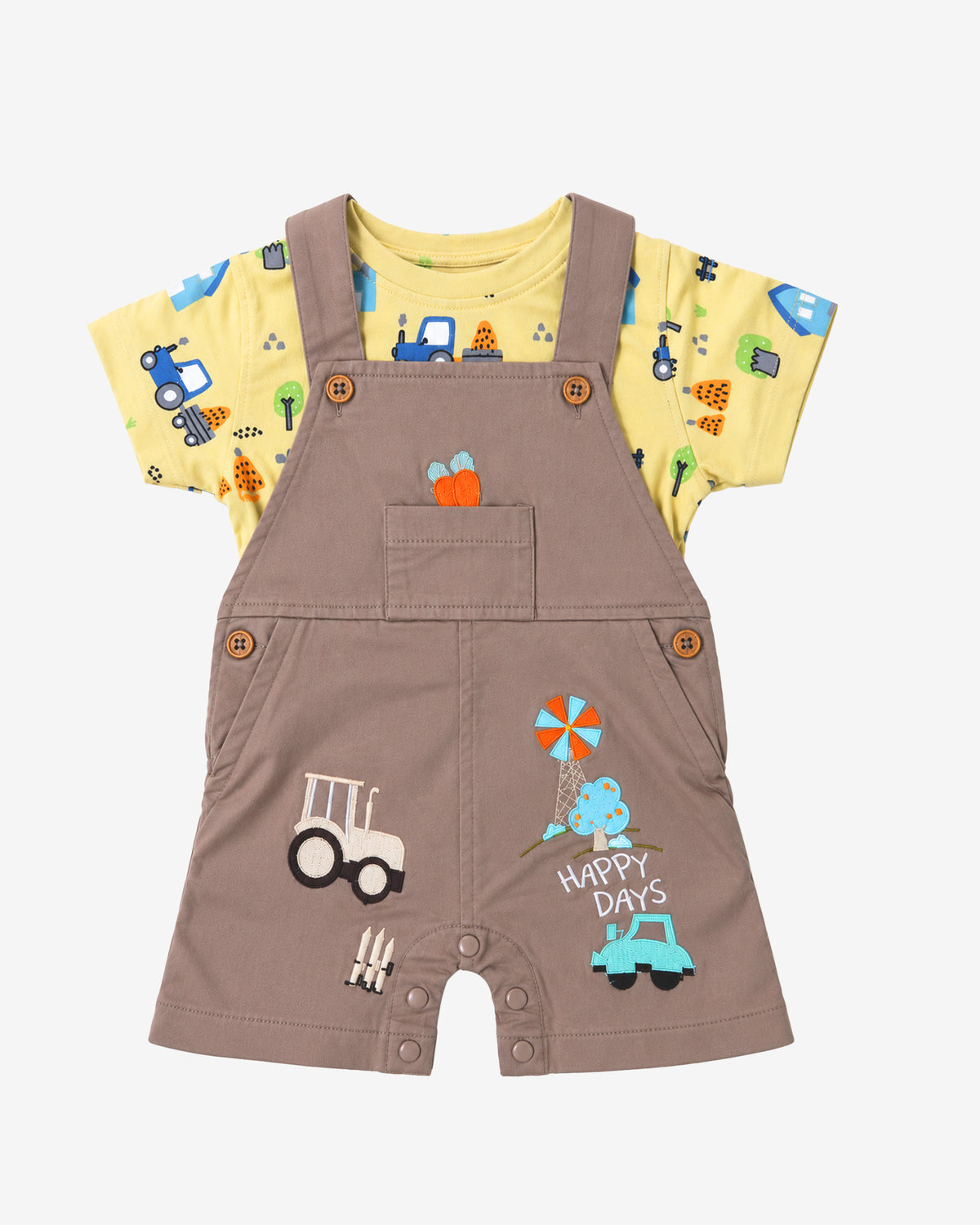 Nuberry Boys Dungaree | Soft, Breathable & Comfortable
