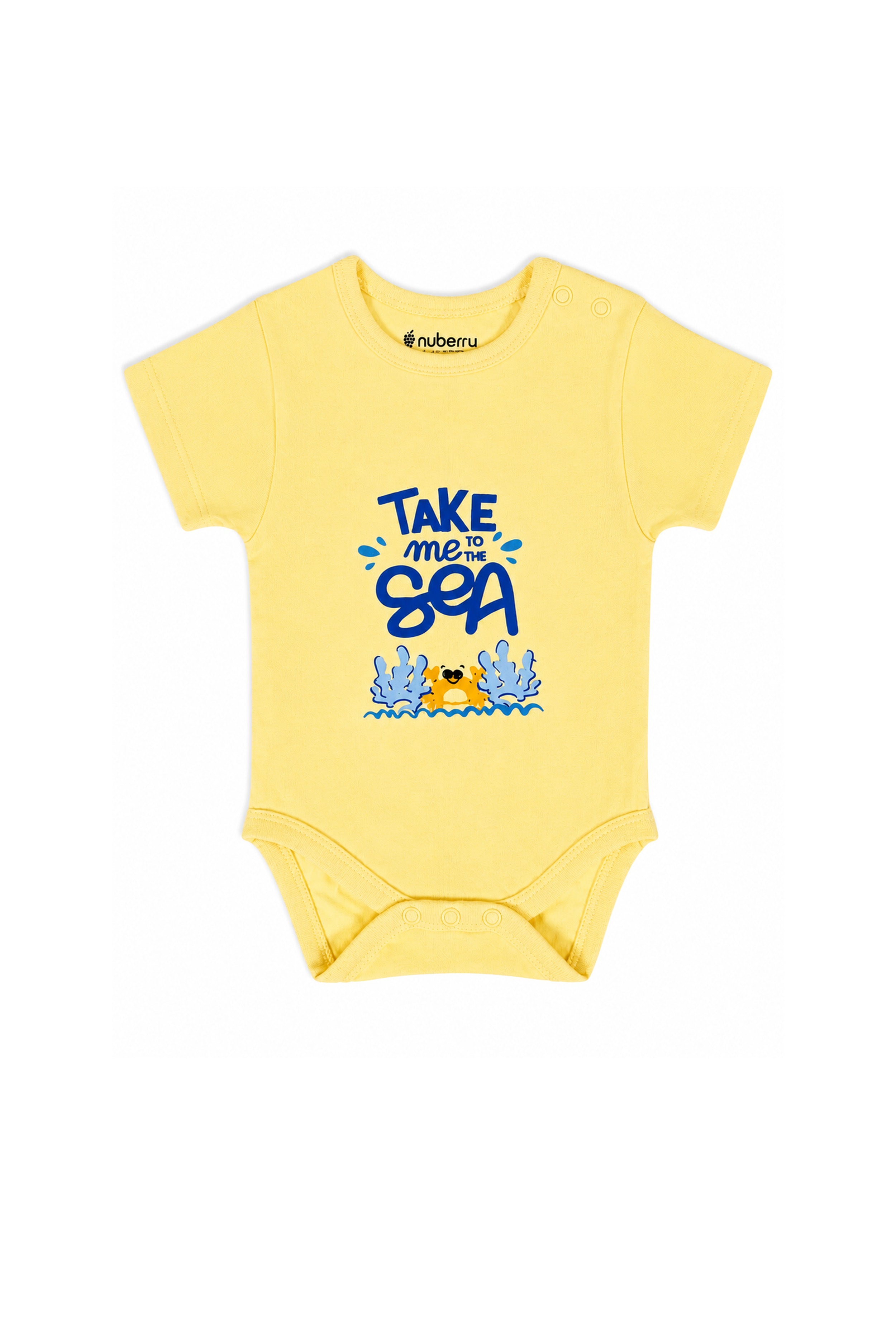 Gentle on Baby Skin | Trusted by Parents | Nuberry Unisex Bodysuit Set of 2