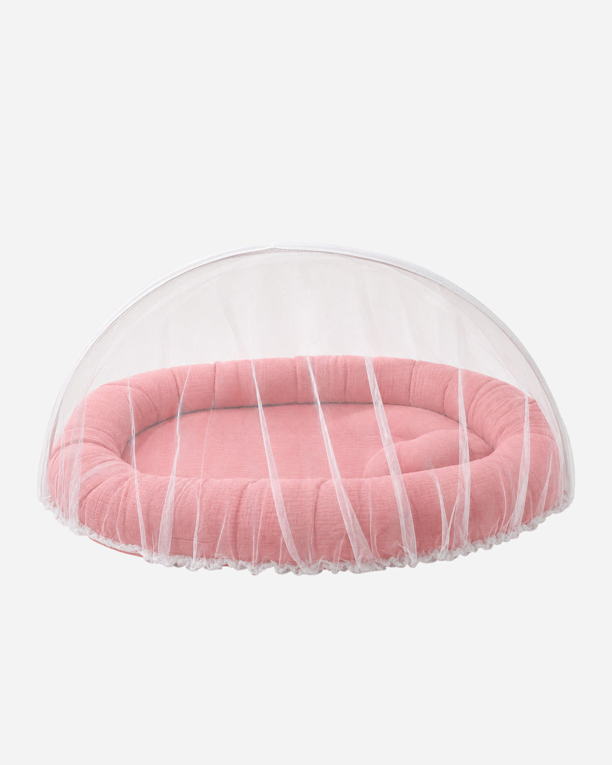 Nuberry Baby Bedding Combo with Mosquito Net, Jabla, Cap, Mittens, Booties & Bib – Peach | A Cozy Welcome for Little Dreams