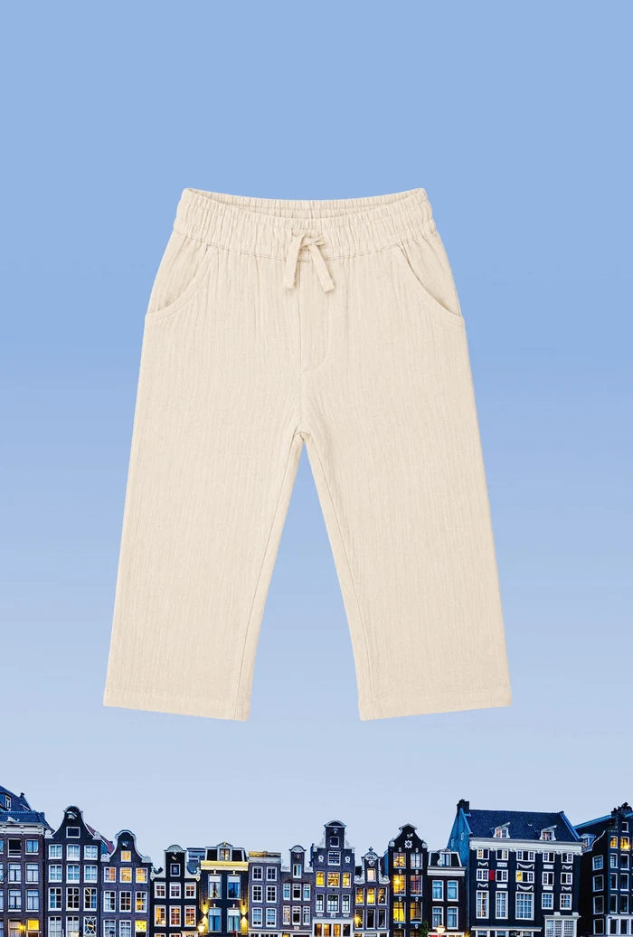 Nuberry Boys Shirt & Muslin Pants Set | Smart, Comfortable Style for Every Little Moment