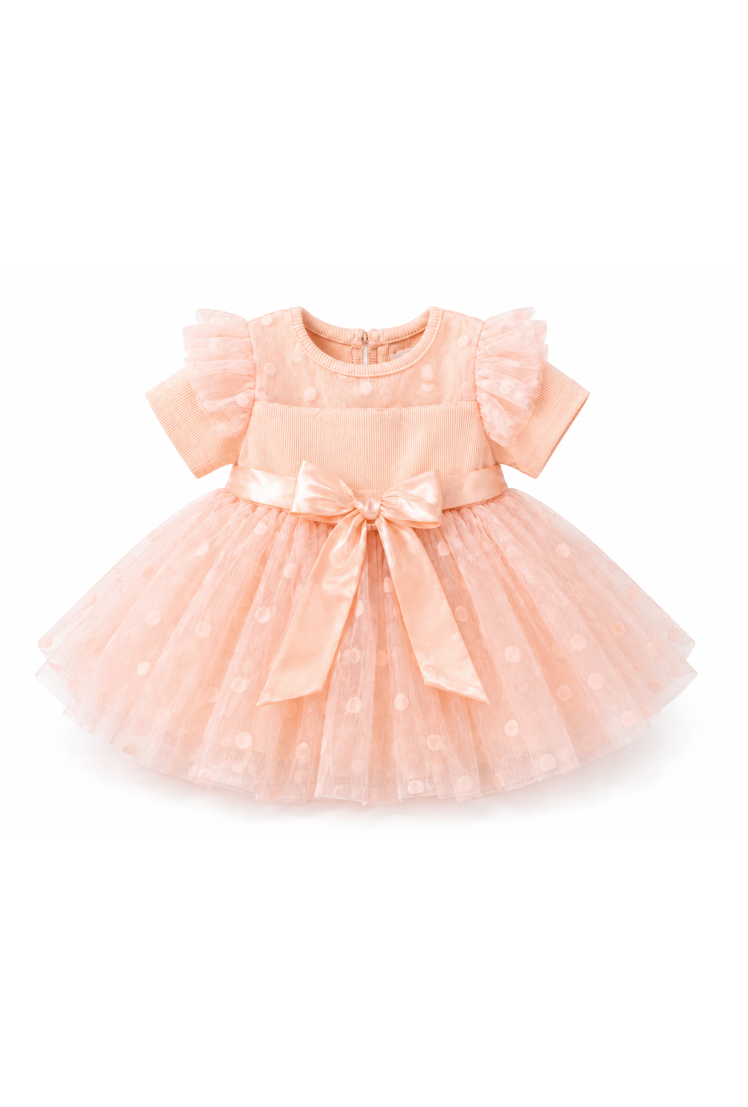 Nuberry Soft Mesh Baby Girl Party Frock | A Little Dress for Her Biggest Smiles
