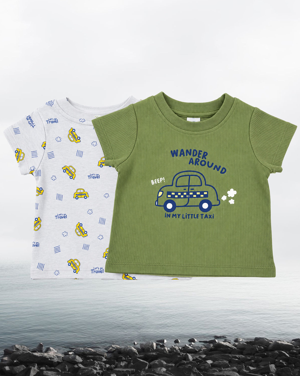 Nuberry Boys T-Shirt Pack of 2 | Double the Style, Double the Smiles