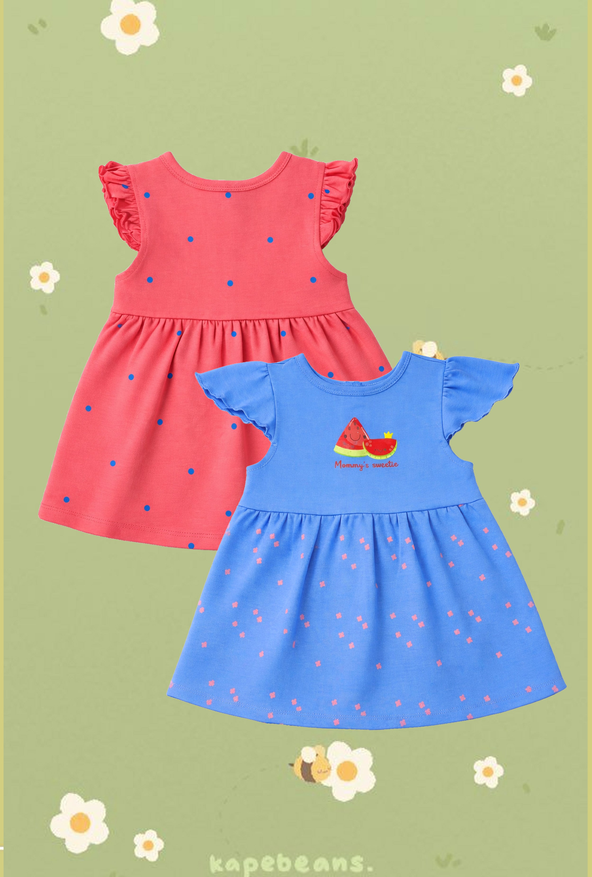 Nuberry Girls Frocks – Pack of 2 | Soft, Gentle & Made for Everyday Smiles