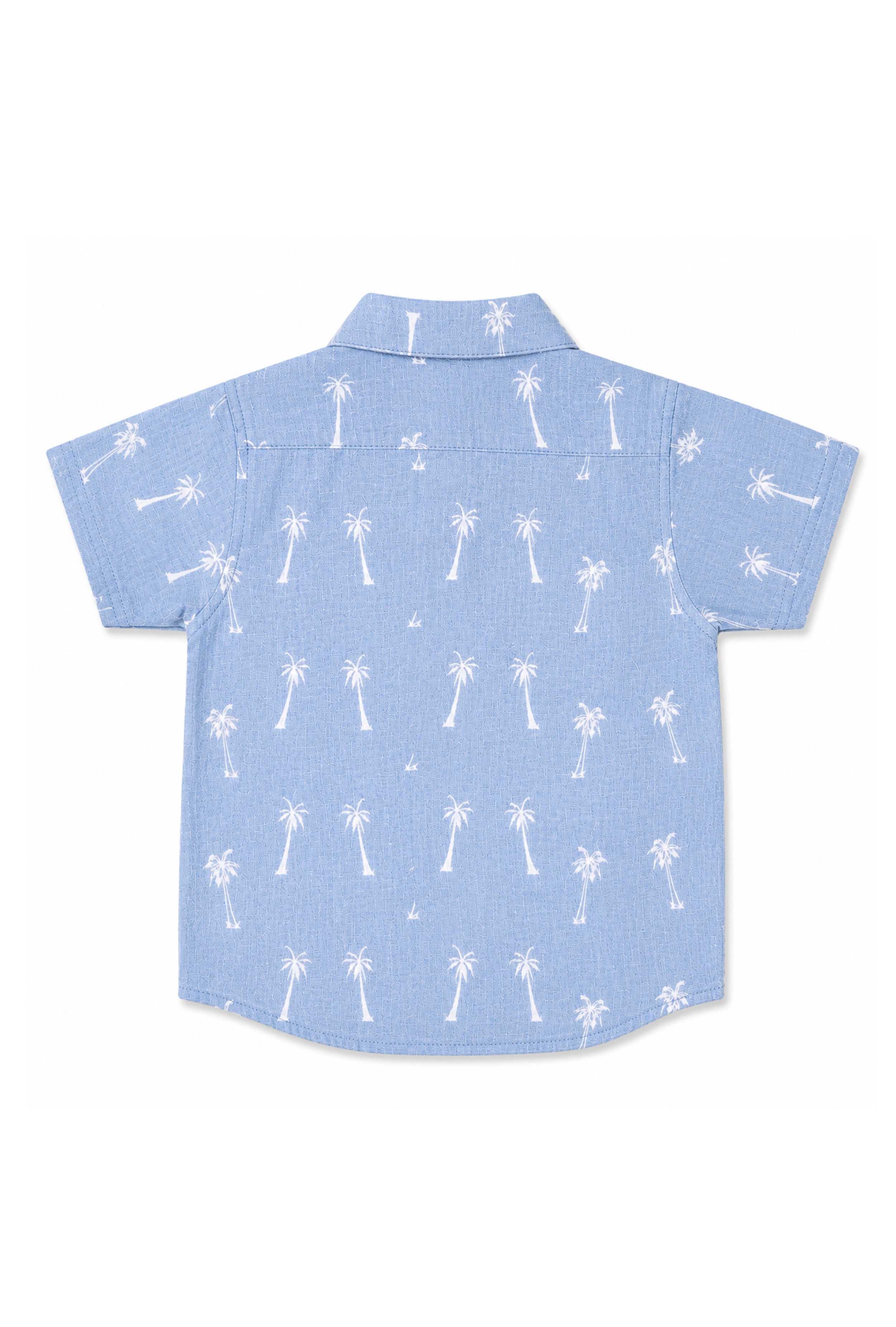Nuberry Boys Half Sleeve Shirt | Playful Prints for Joyful Moments