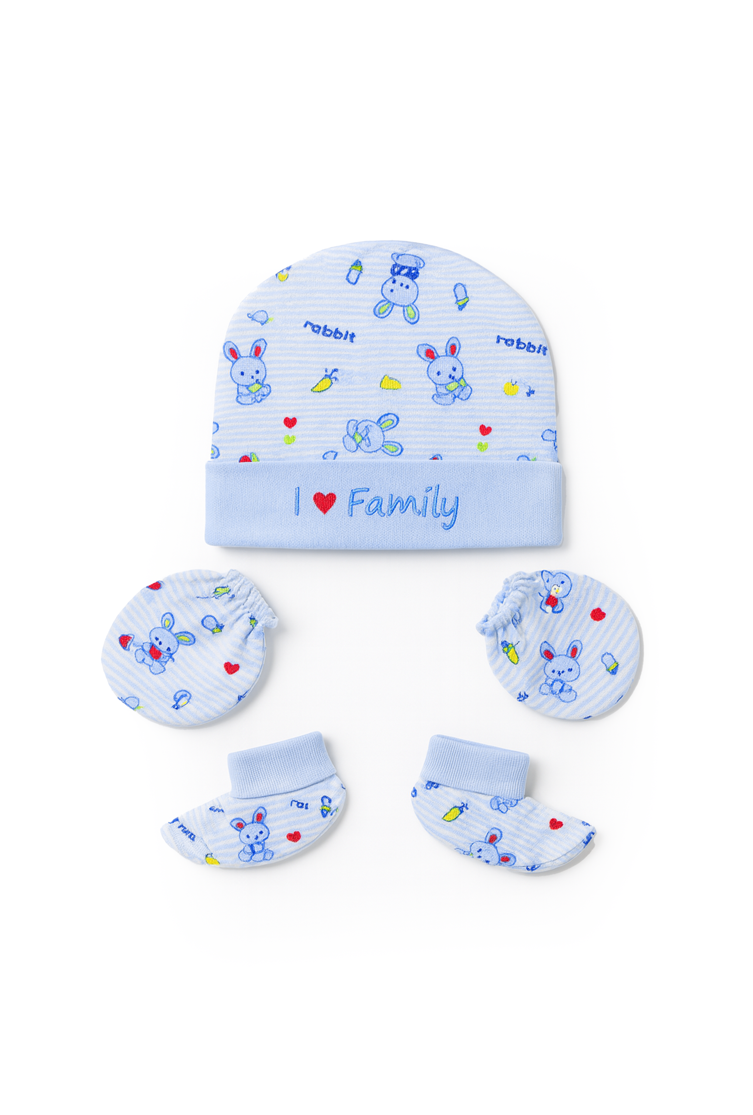 MOMMOS Baby & Kids – Soft Bonnet and Matching Booties