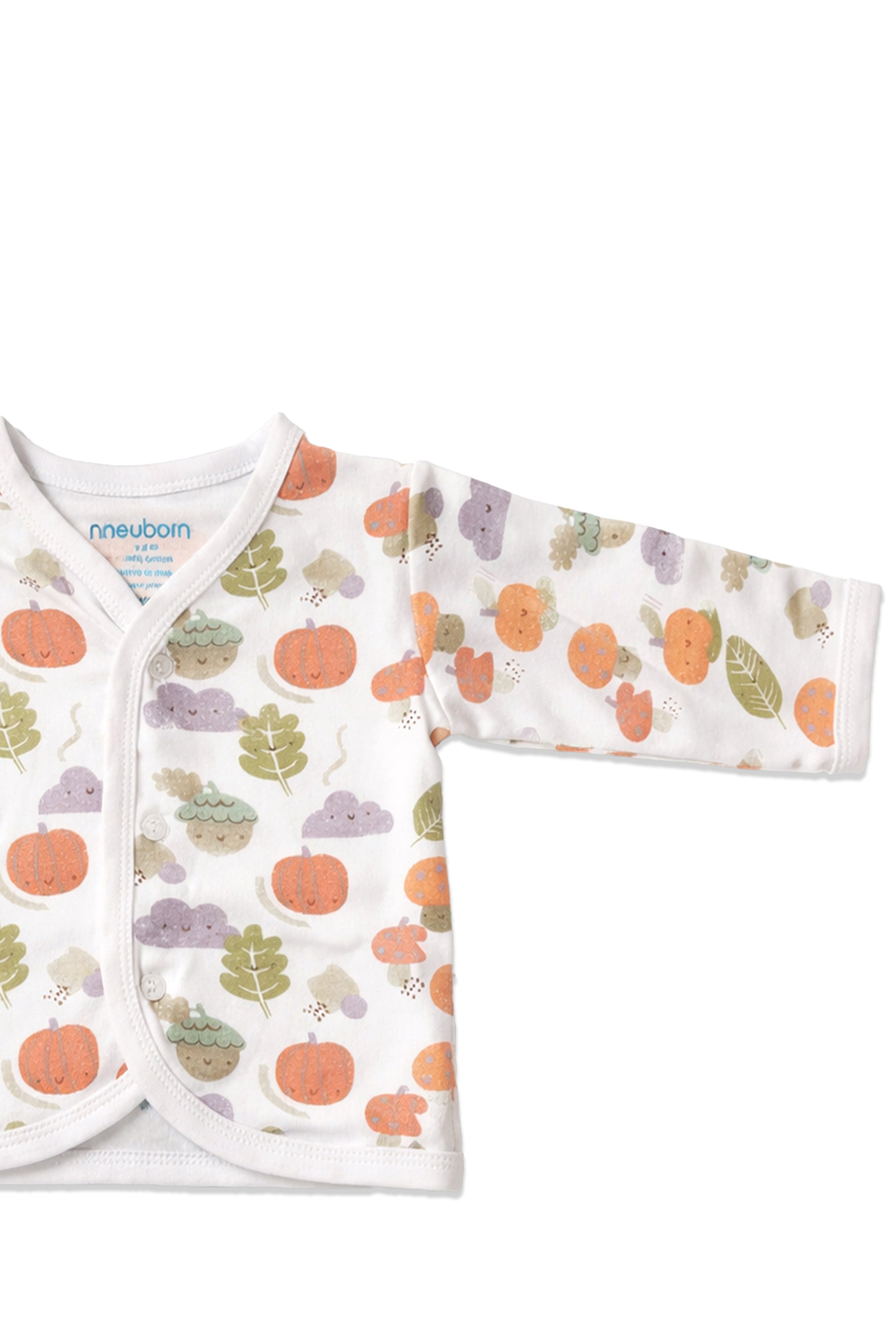 Nuberry Unisex Baby Open Vest - Full Sleeve (Pack of 3)