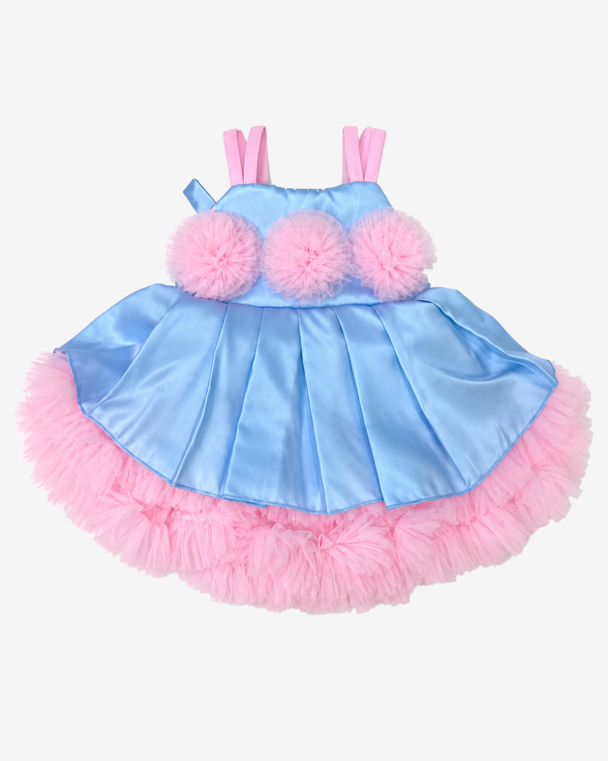 Nuberry Soft Mesh Baby Girl Party Frock | A Little Dress for Her Biggest Smiles