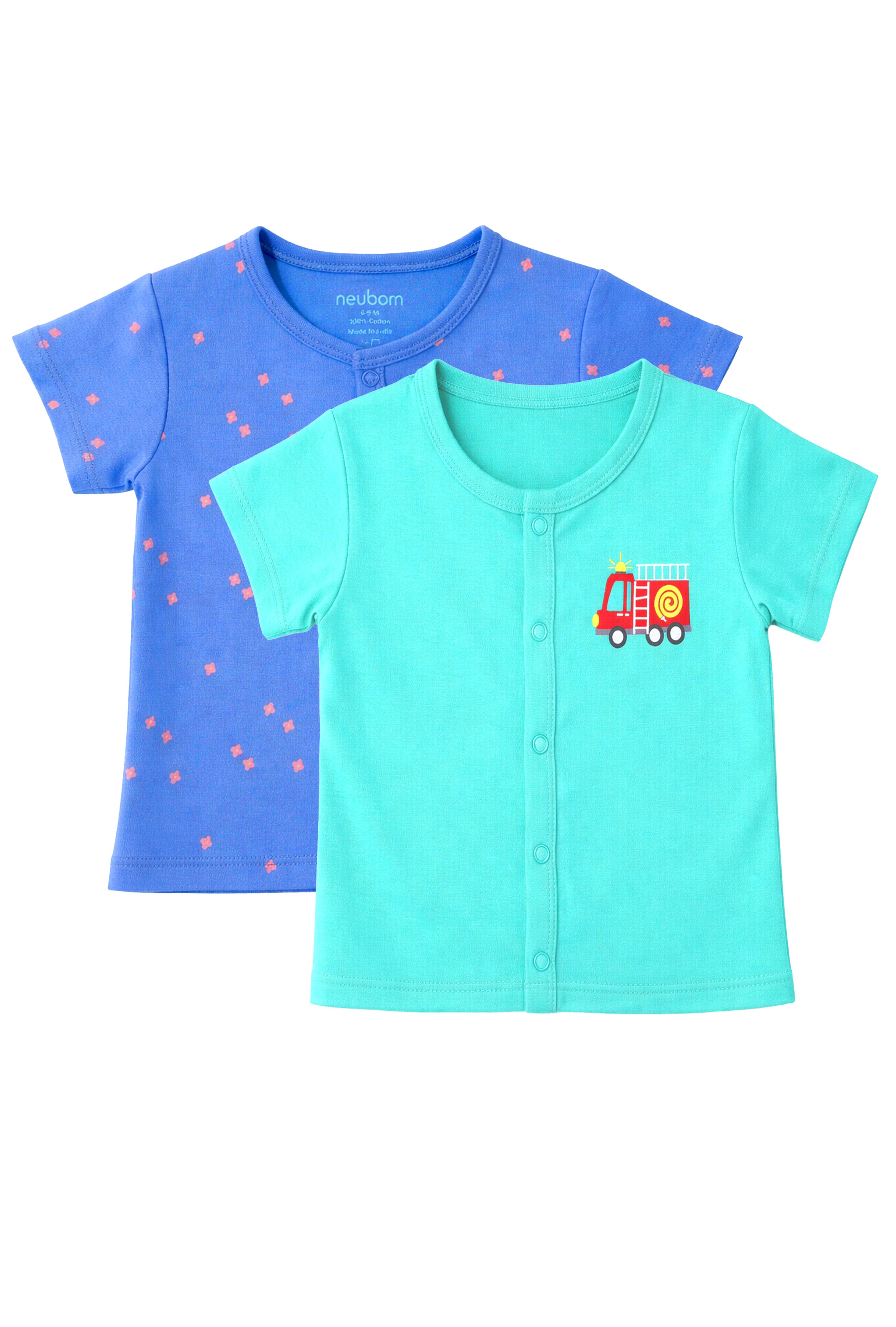 Nuberry Unisex Baby Combo Pack | Jabla & Shorts (Pack of 4) | Skin-Friendly Cotton
