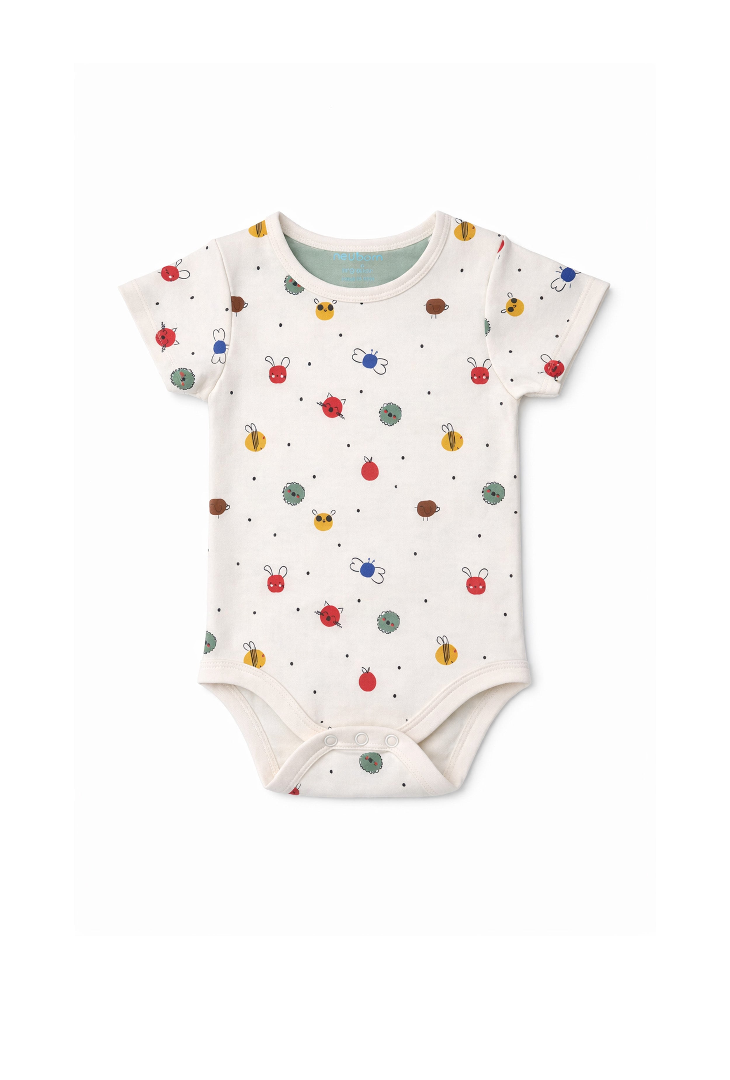 Gentle on Baby Skin | Trusted by Parents | Nuberry Unisex Bodysuit Set of 2