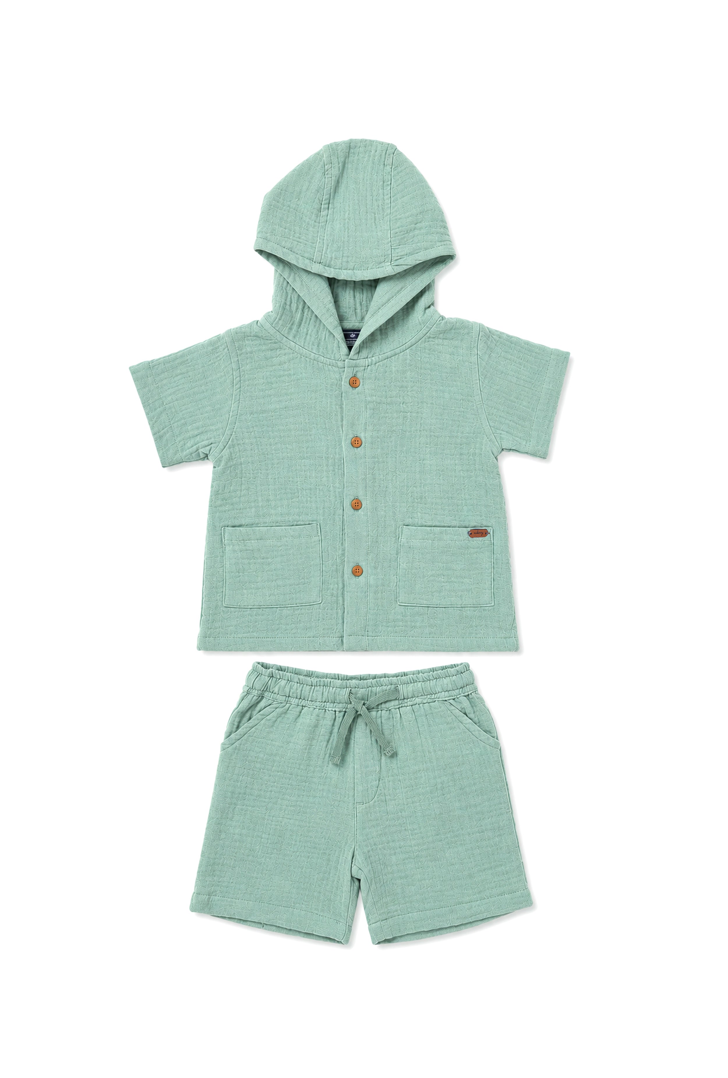 Nuberry Boys Hooded Cords Set | Made for Little Explorers