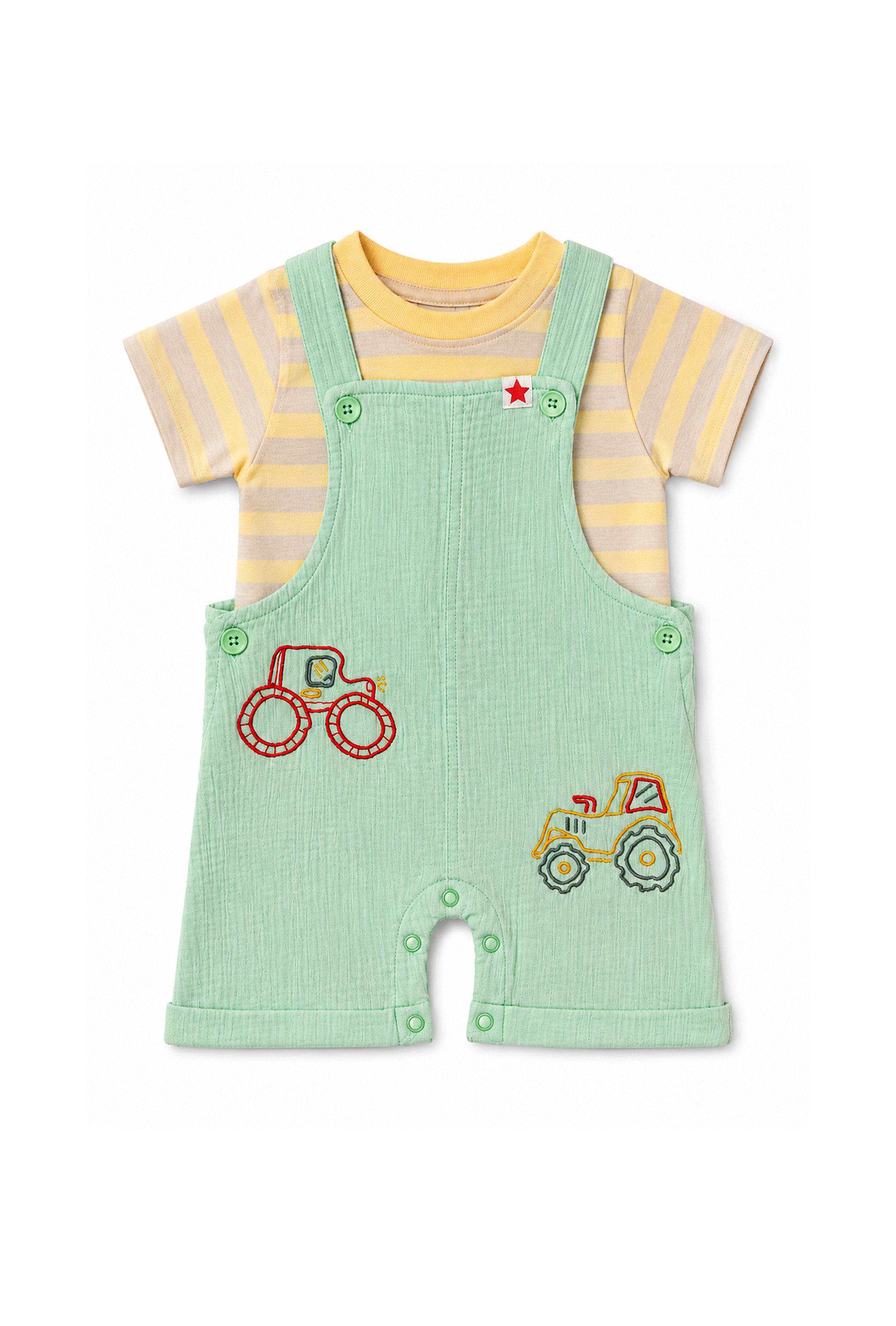 Nuberry Boys Dungaree | Soft, Breathable & Comfortable