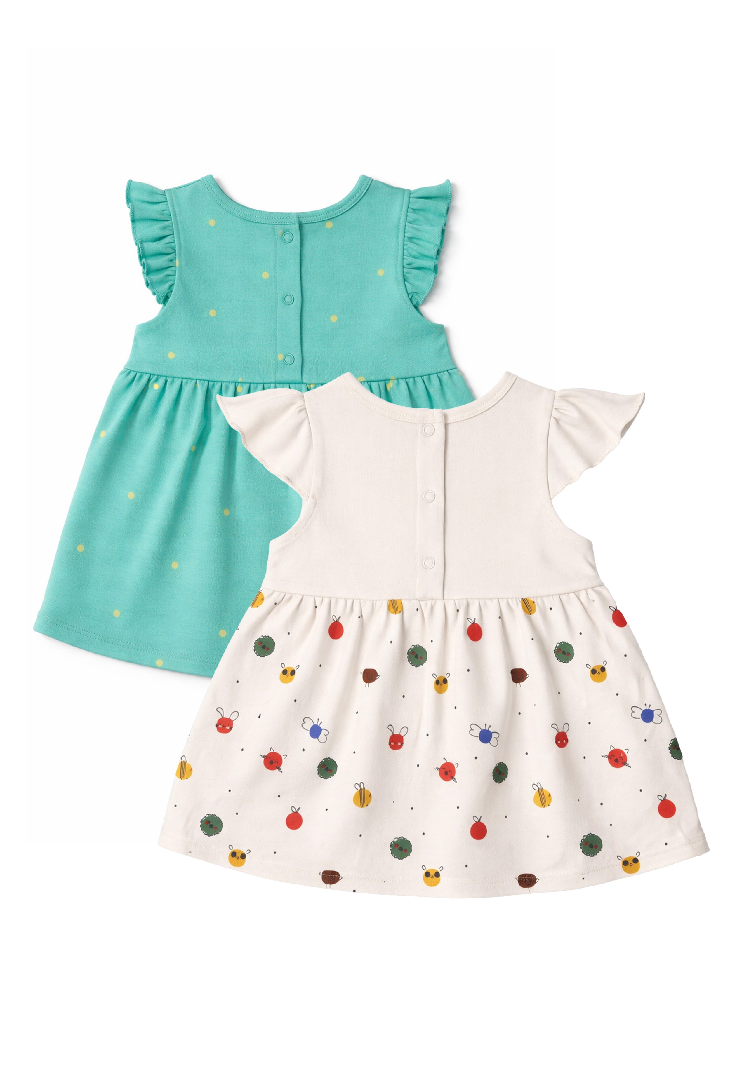 Nuberry Girls Frocks – Pack of 2 | Soft, Gentle & Made for Everyday Smiles