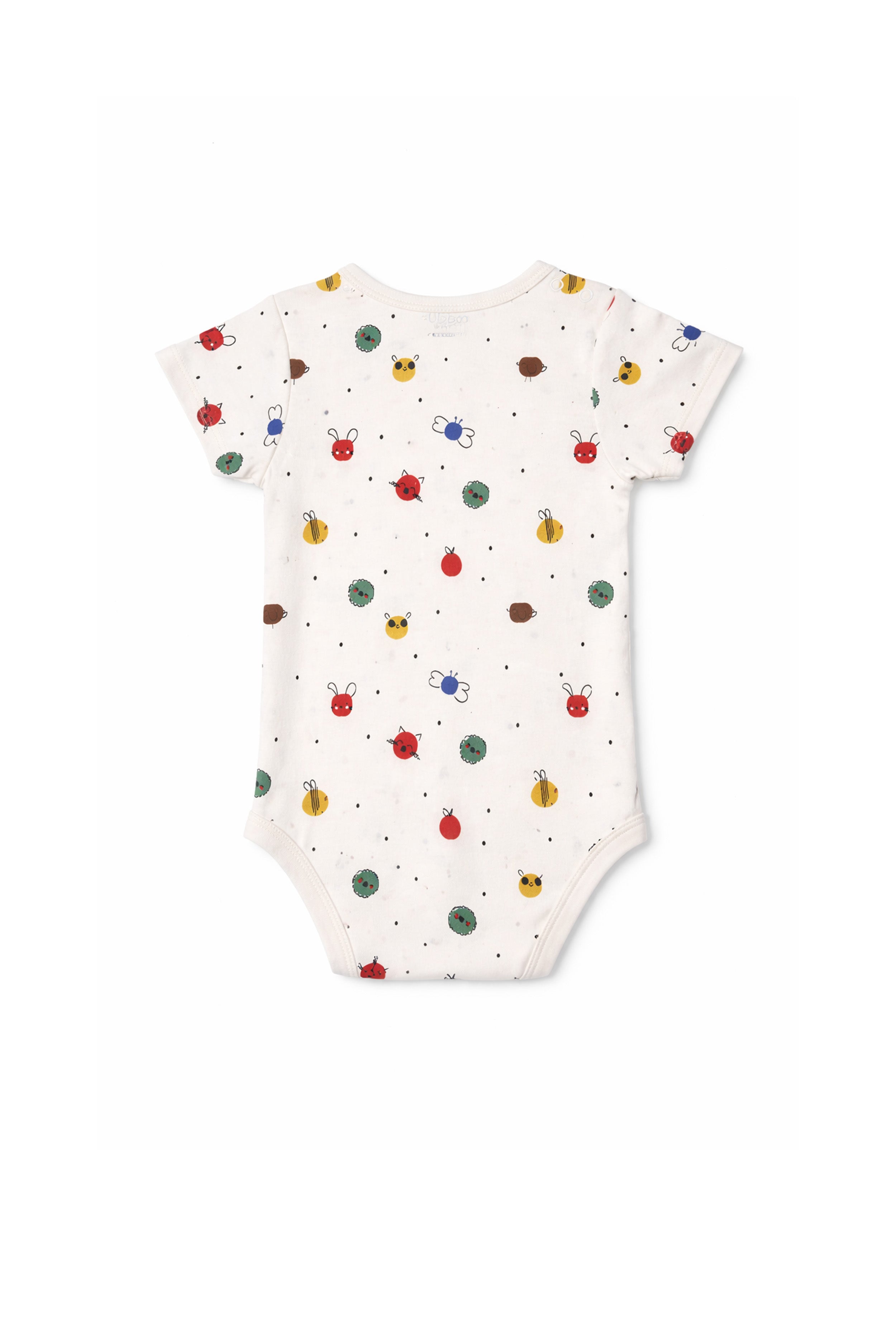 Gentle on Baby Skin | Trusted by Parents | Nuberry Unisex Bodysuit Set of 2