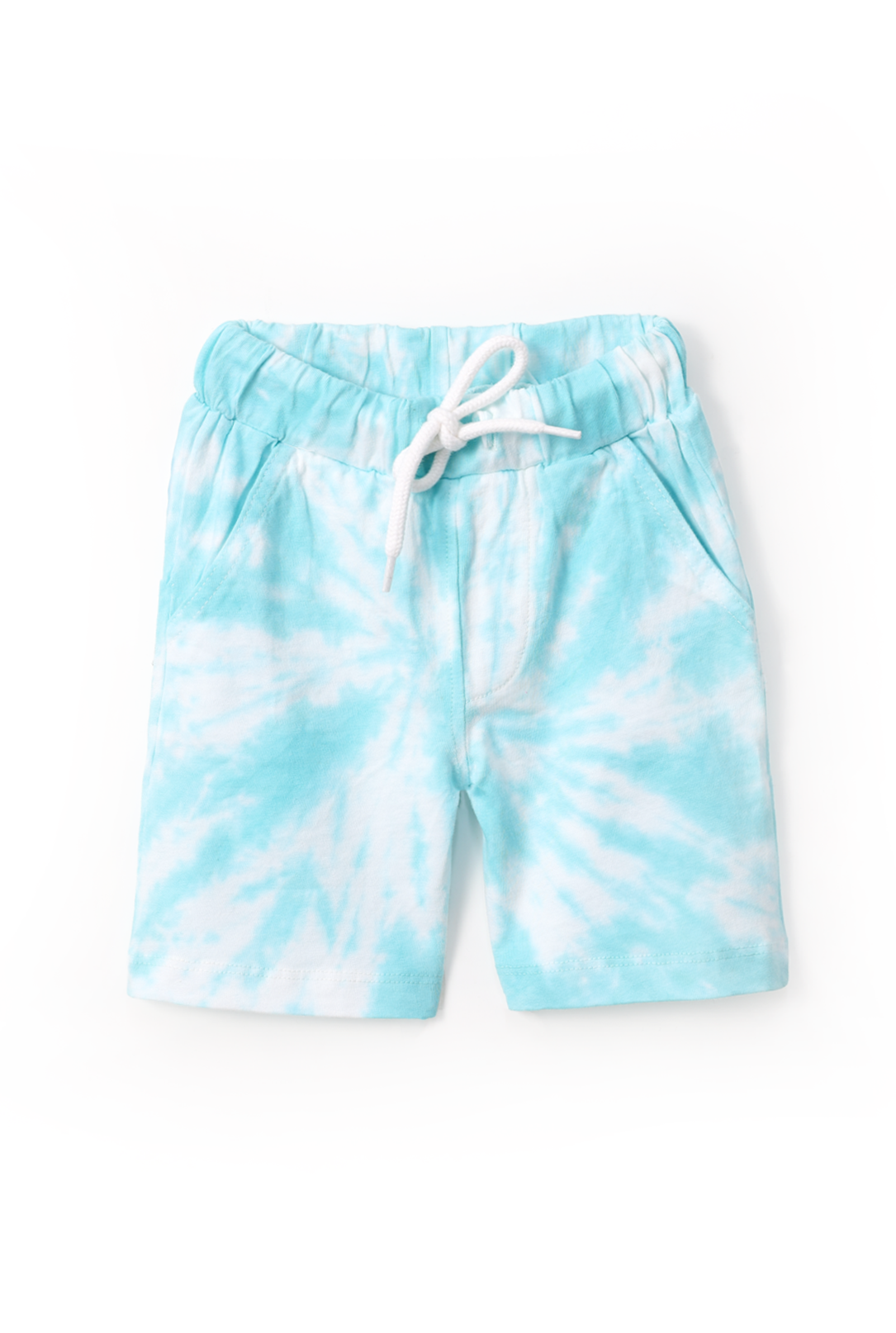 NUBERRY KIDS - BOY  DIE AND DYE TEES AND SHORTS BLUE