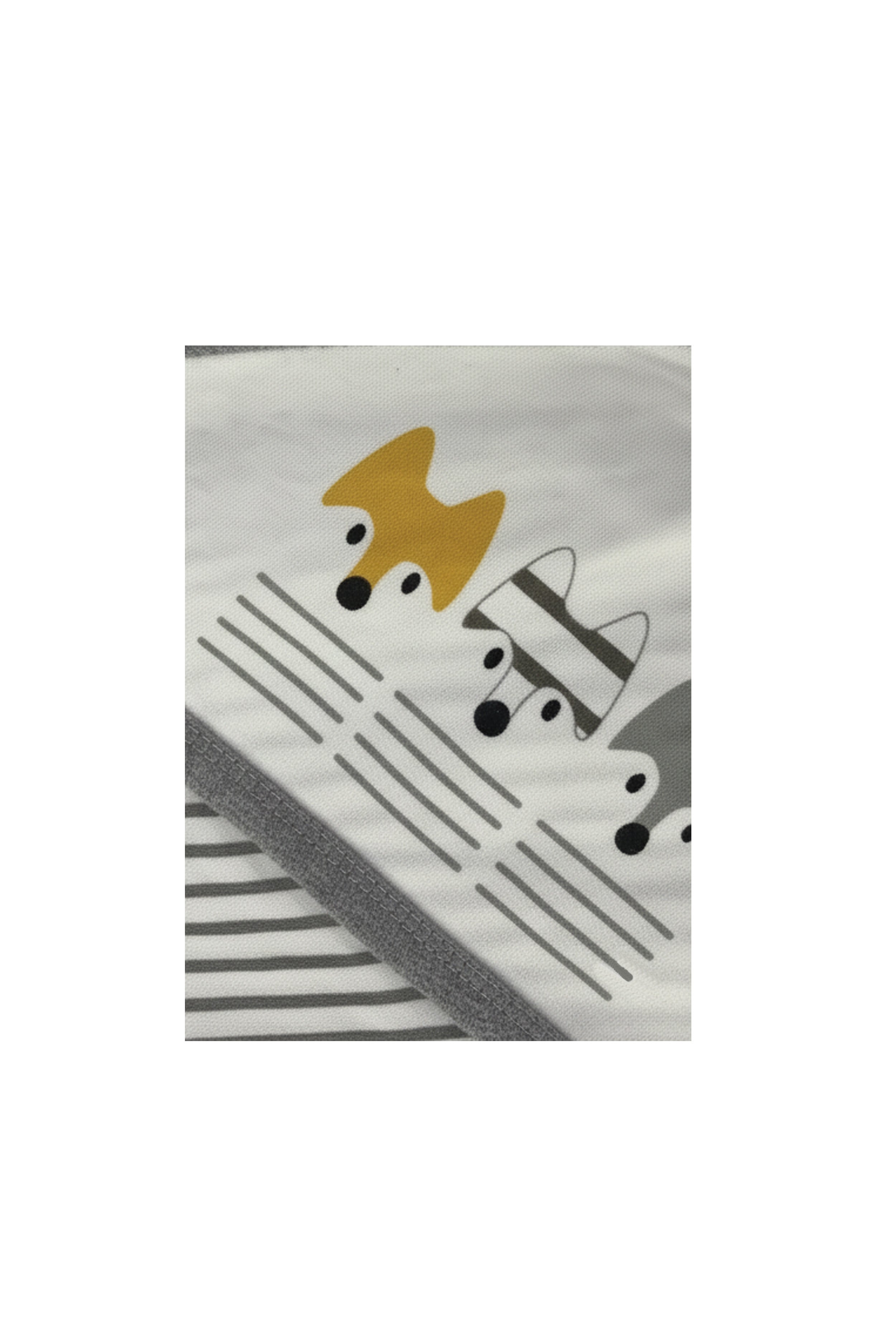 Nuberry Unisex Knitted Hooded Swaddle – Pack of 2 (Grey)