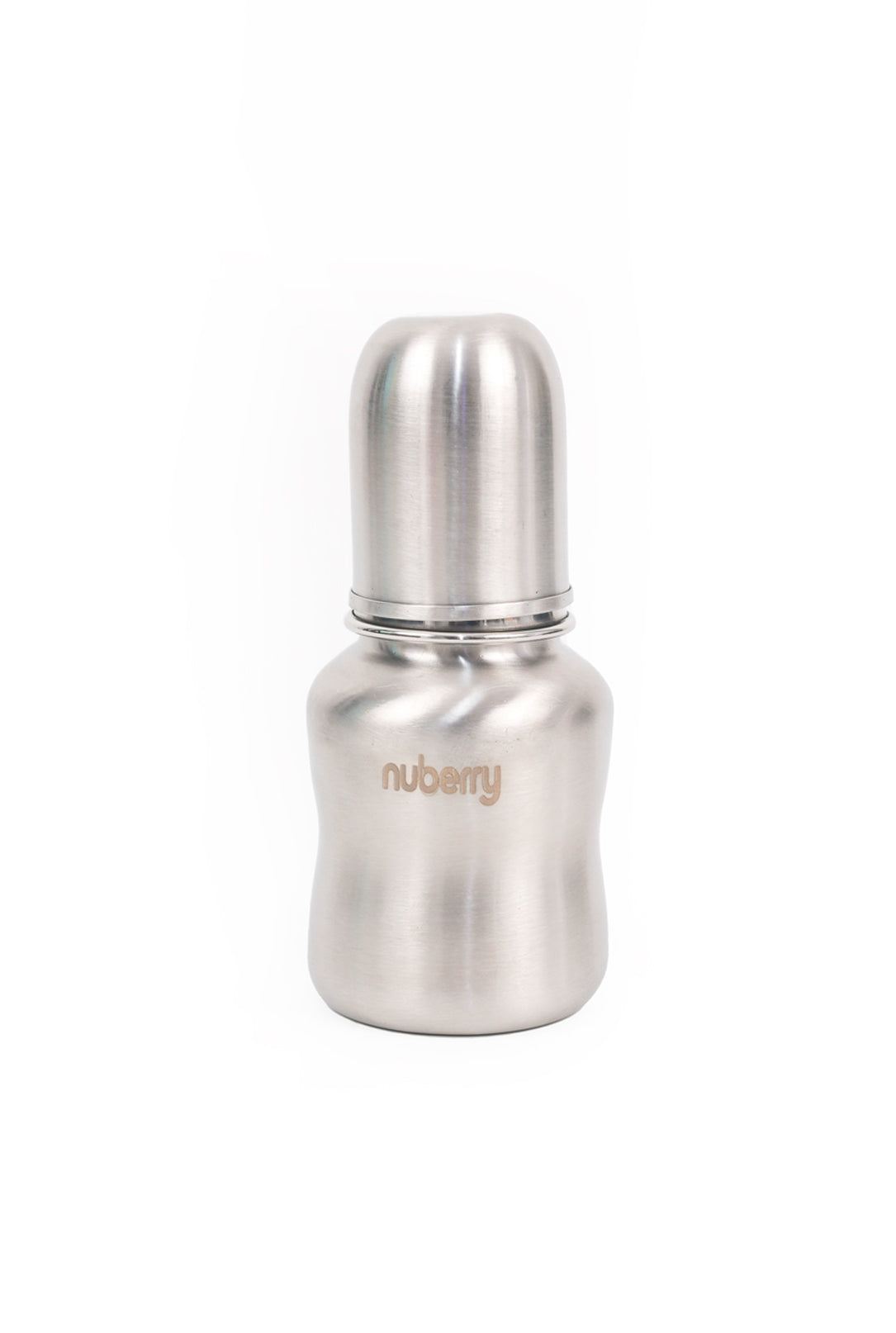 NUBERRY BABY CARE-STEEL FEEDING BOTTLE REGULAR NECK 120 ML