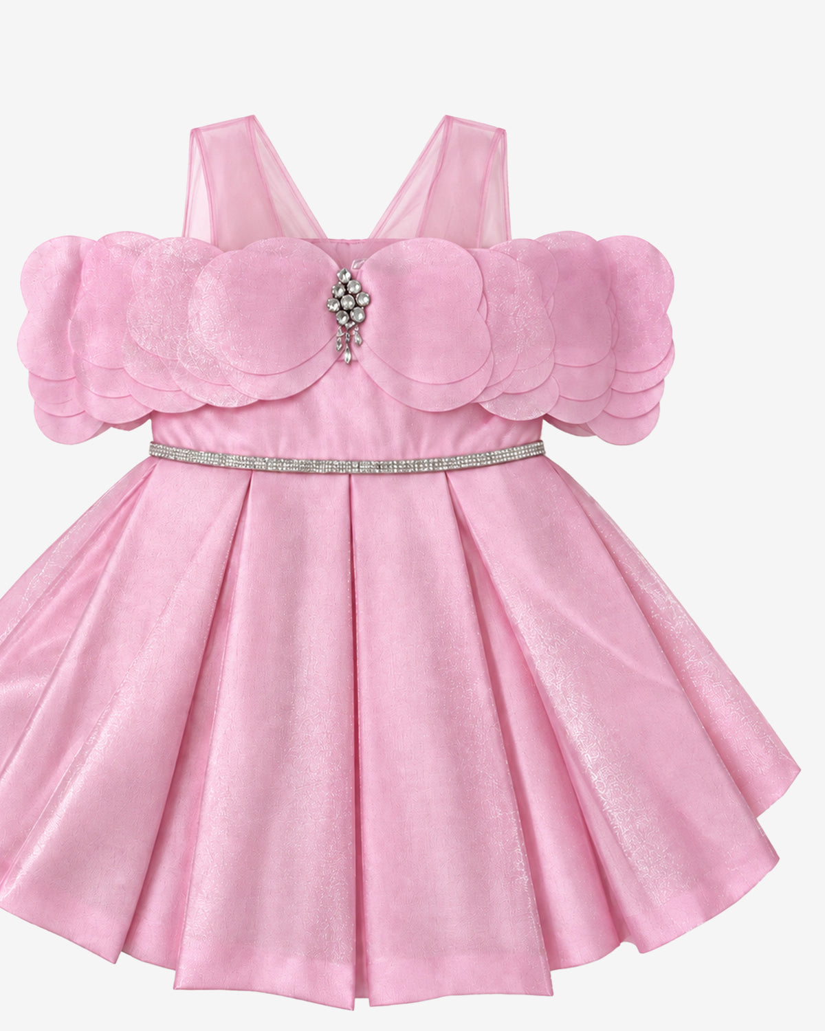 Nuberry Soft Mesh Baby Girl Party Frock | A Little Dress for Her Biggest Smiles