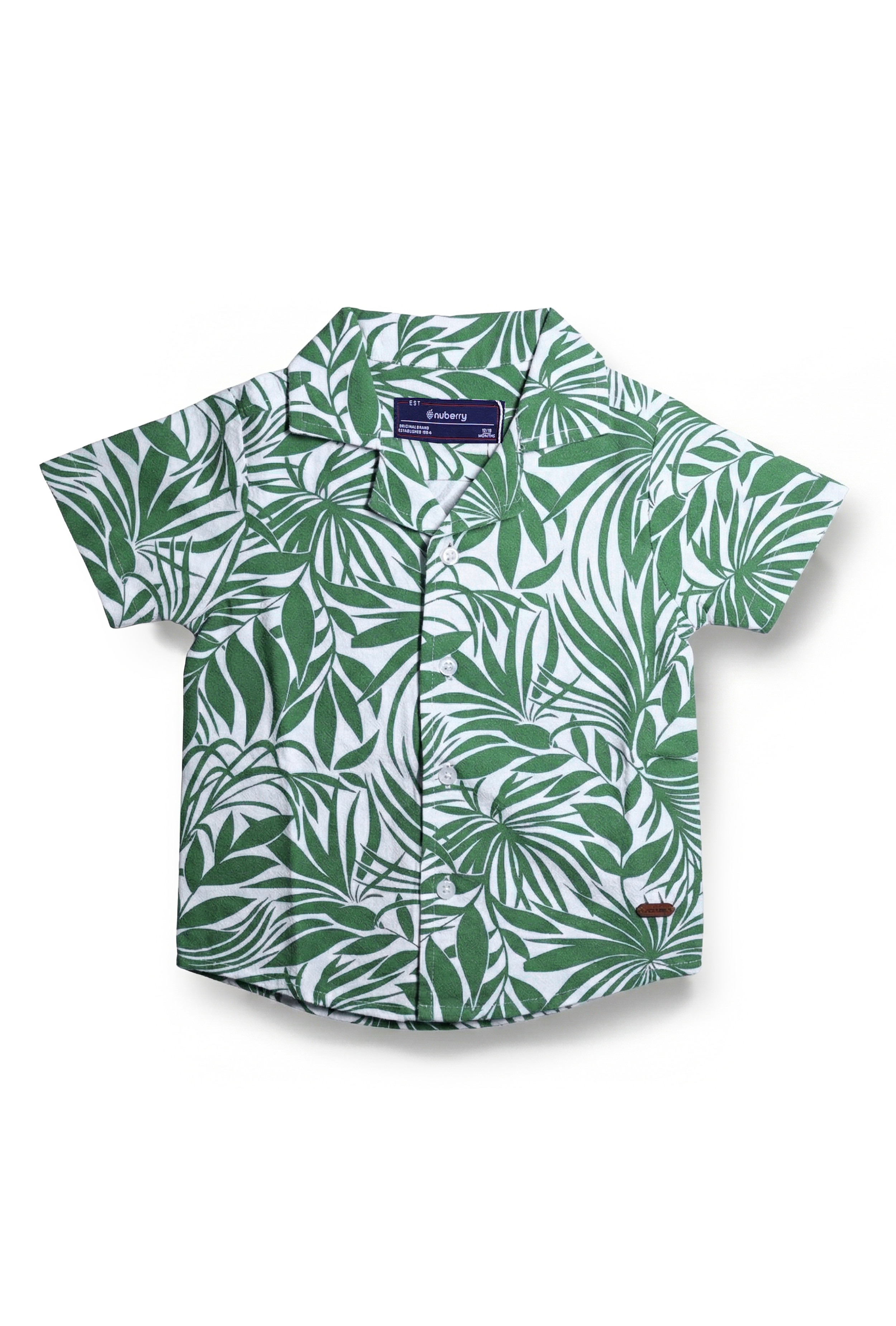 Nuberry Boys Half Sleeve Shirt