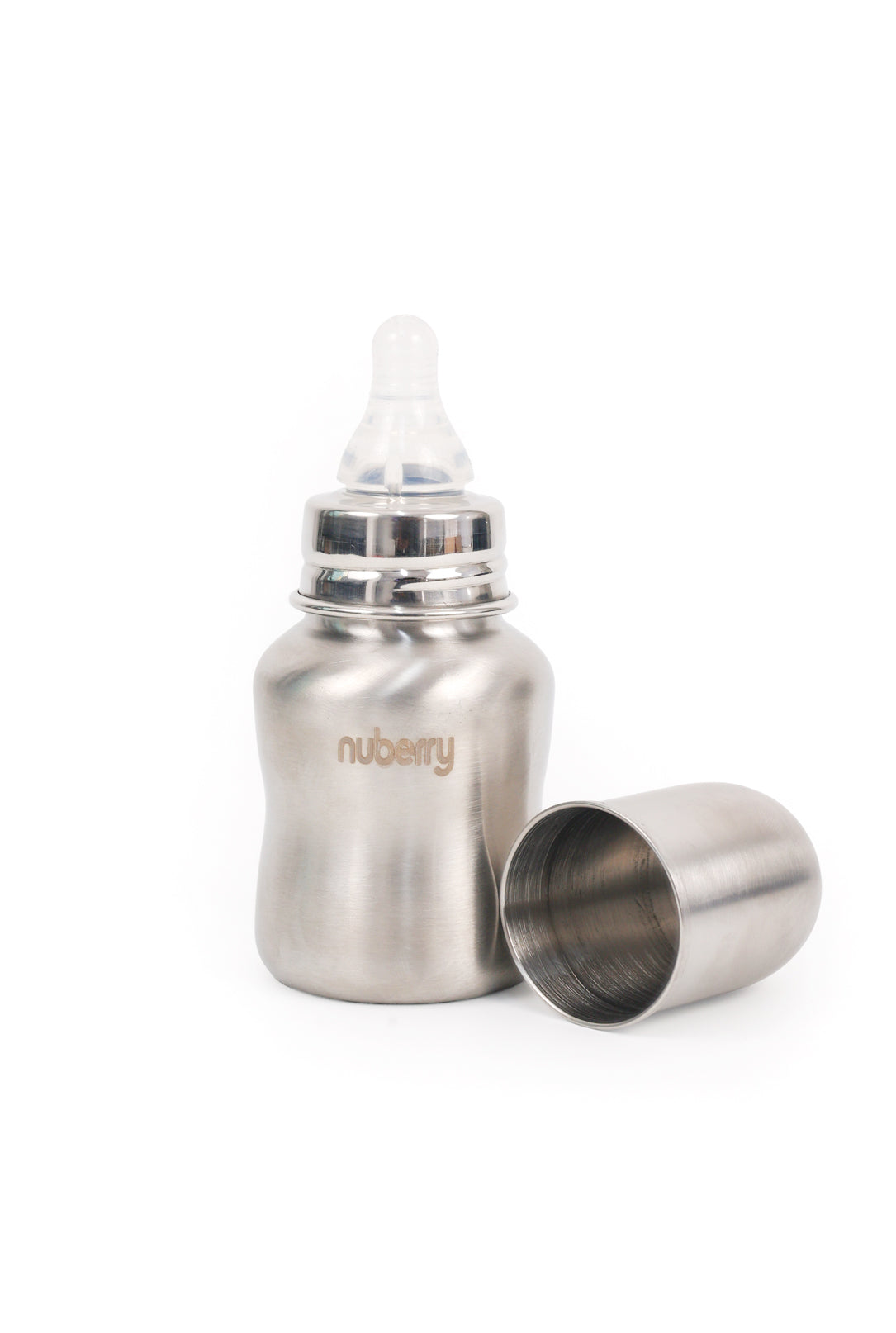 NUBERRY KIDS BABY CARE-STEEL FEEDING BOTTLE REGULAR NECK ONE SIZE