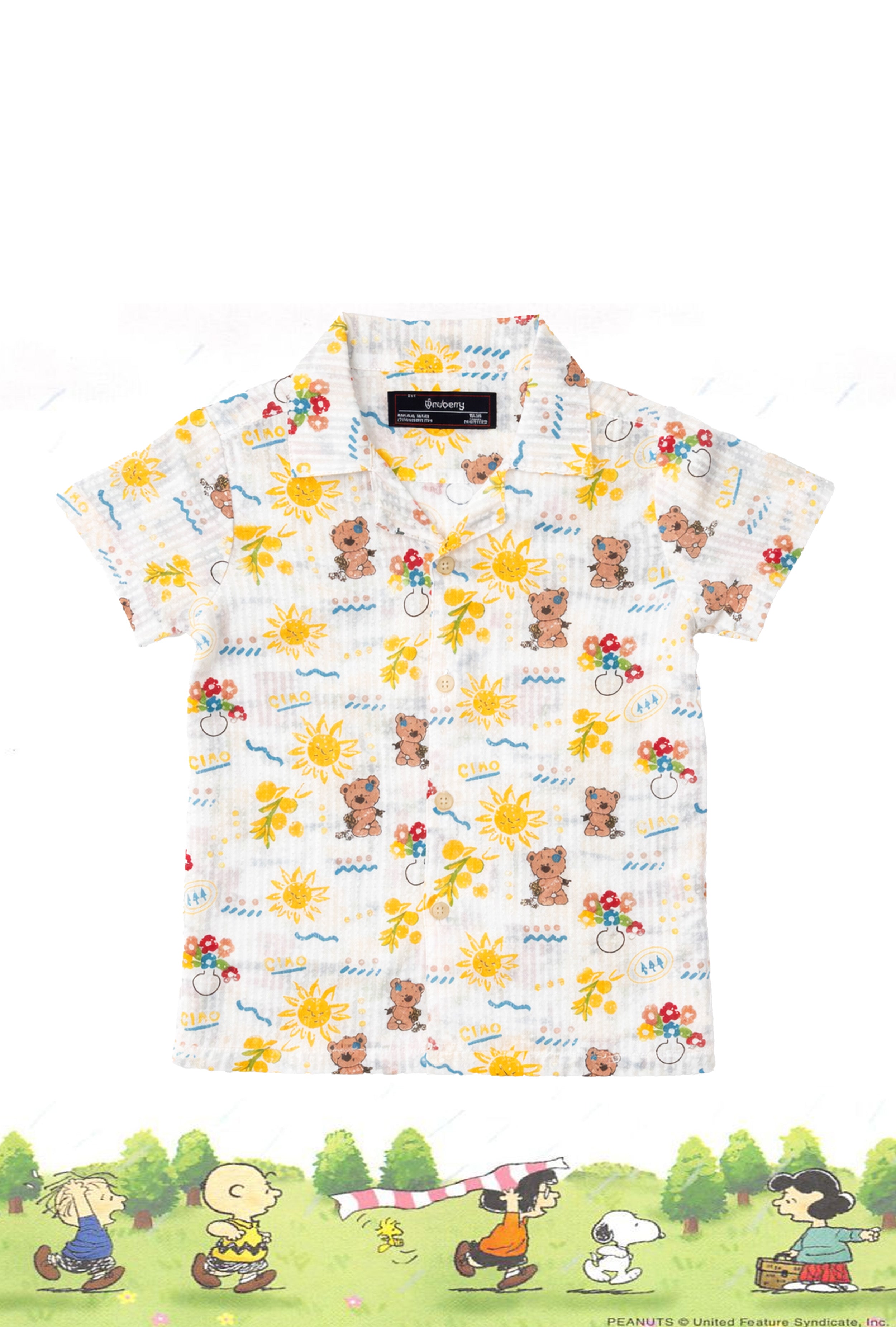 Nuberry Boys Half Sleeve Shirt | Playful Prints for Joyful Moments