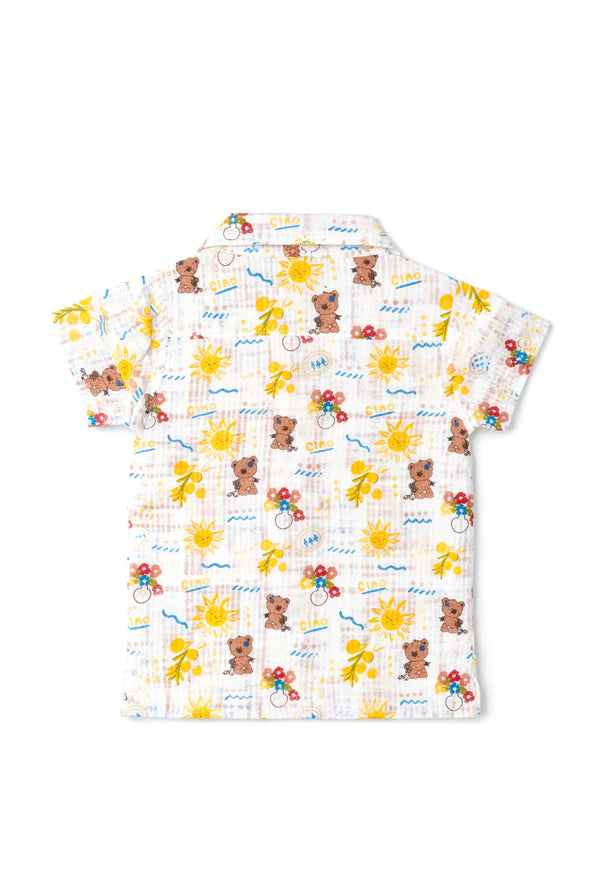 Playful Prints, Perfect Comfort | Boys Shirt & Pant Combo