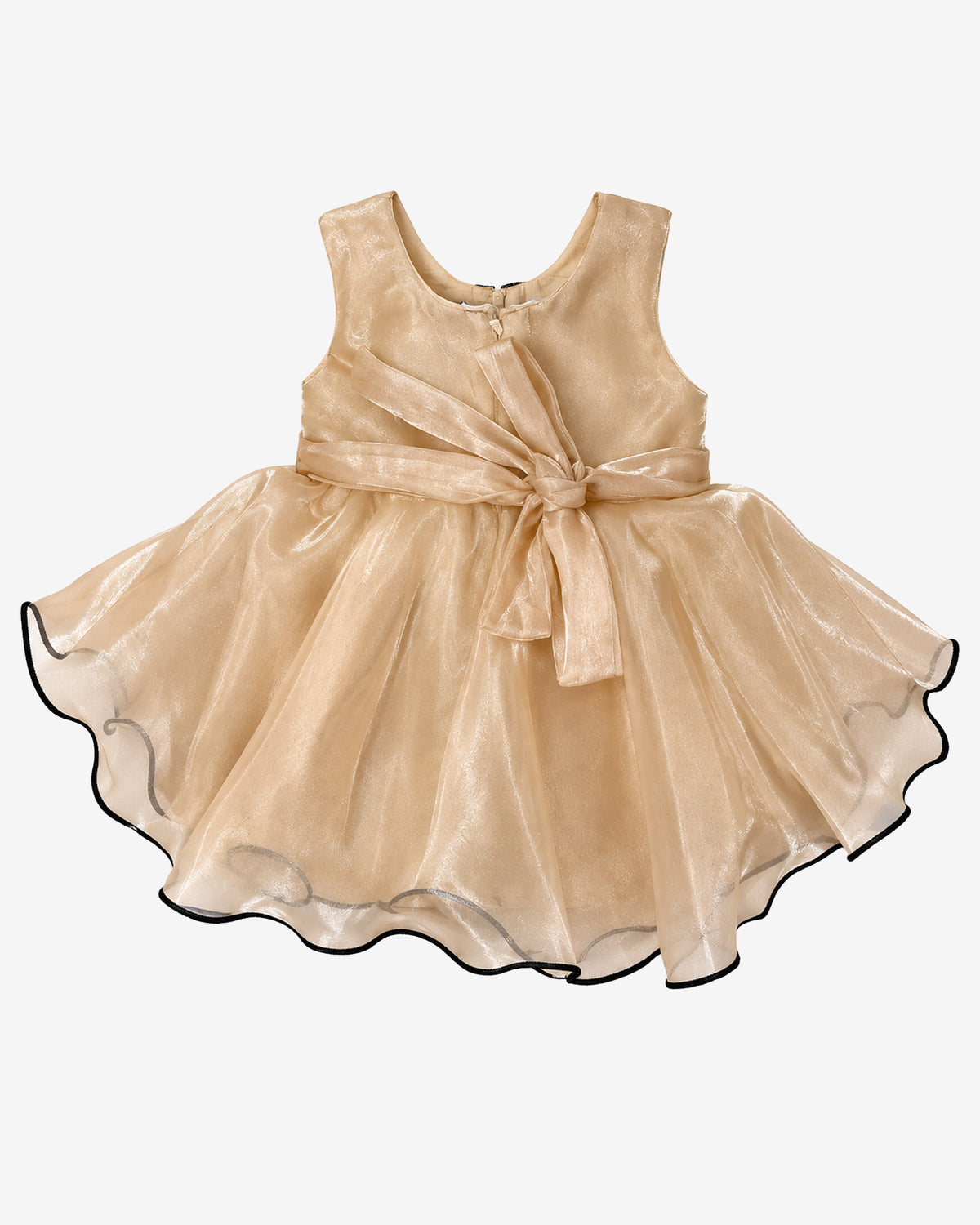 Nuberry Baby Girl Golden Party Frock | A Little Princess, A Lifetime of Precious Memories