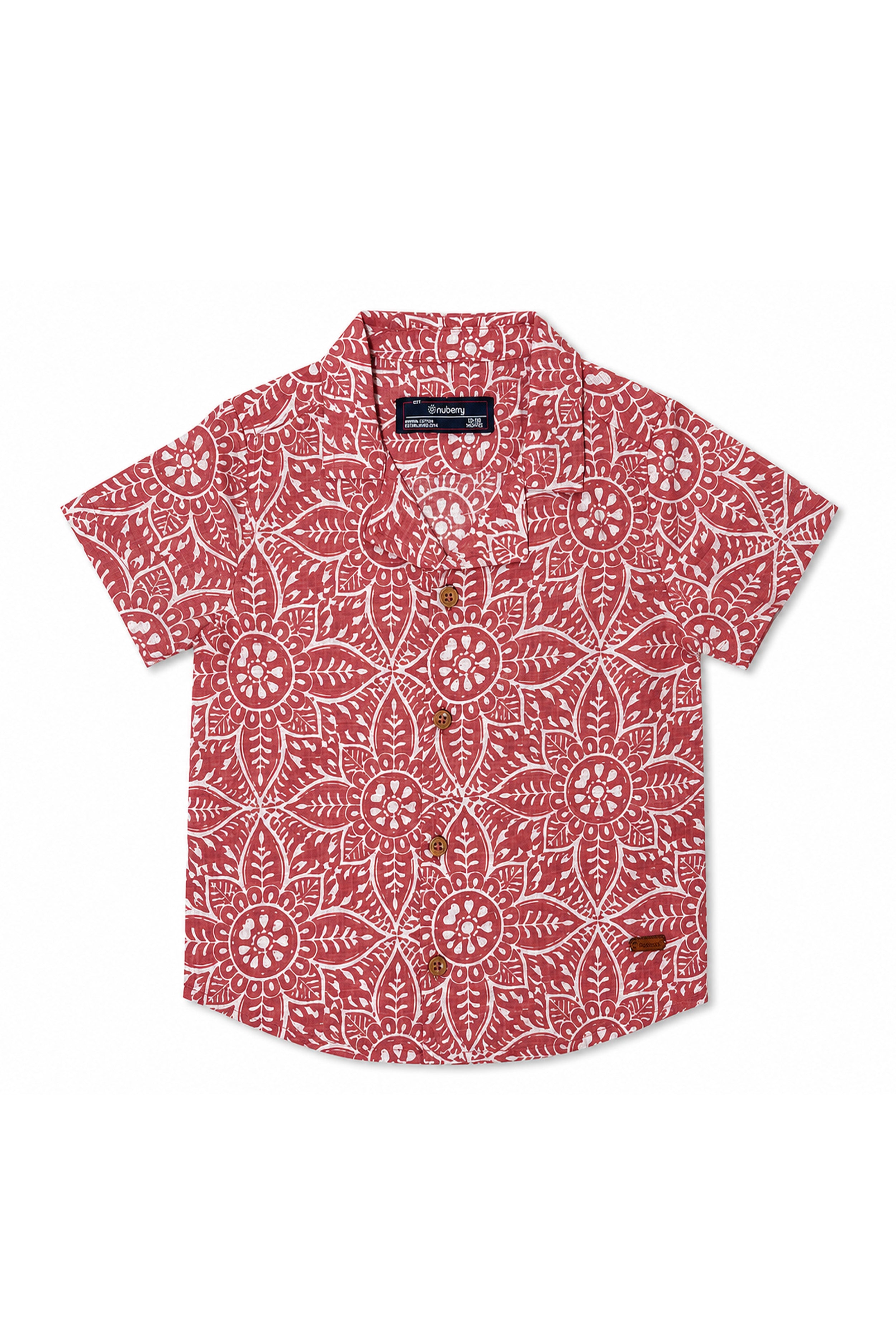 Nuberry Boys Half Sleeve Shirt | Colorful Prints for Endless Fun