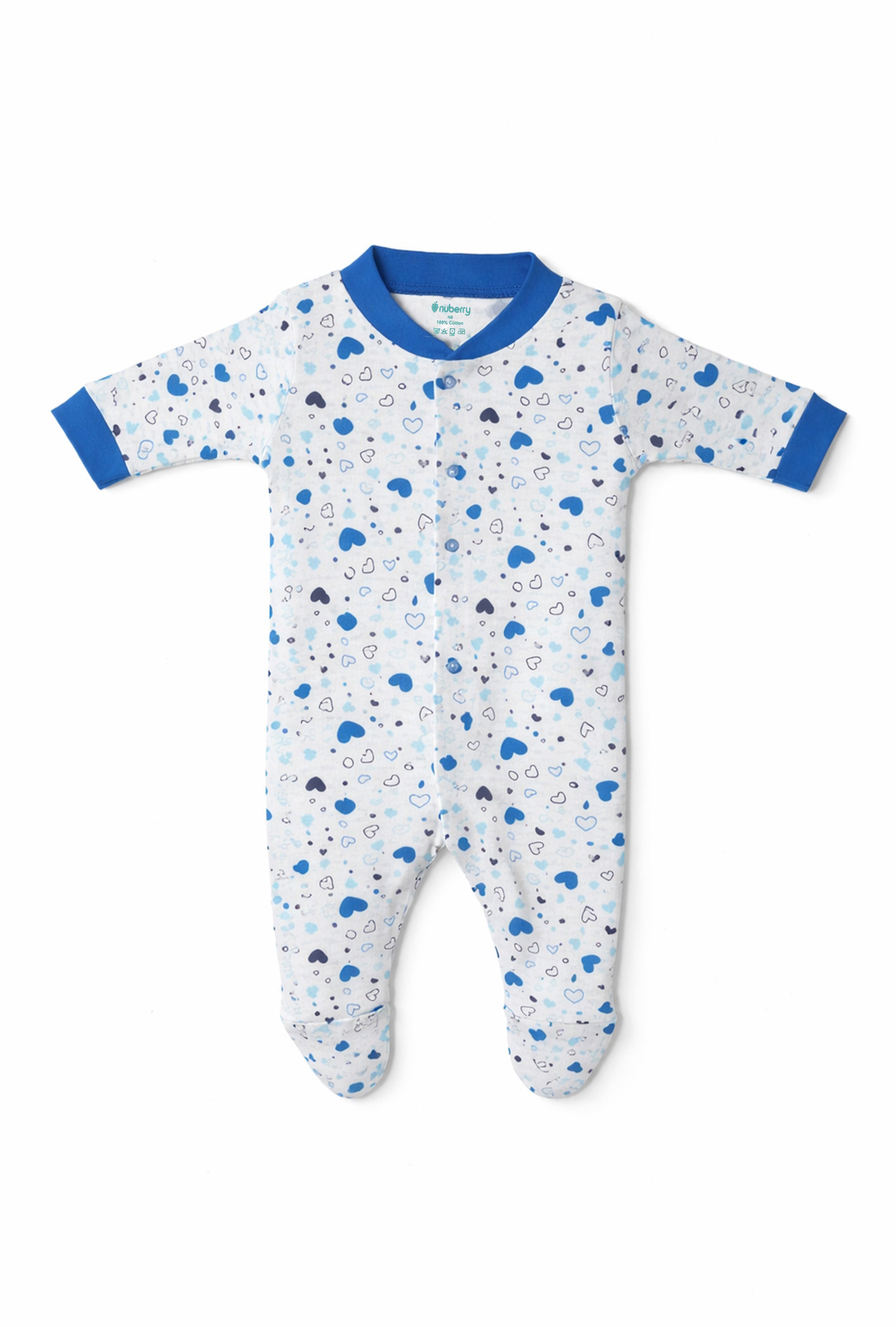 Mom’s Choice Pure Cotton Sleep Suits (3-Pack)