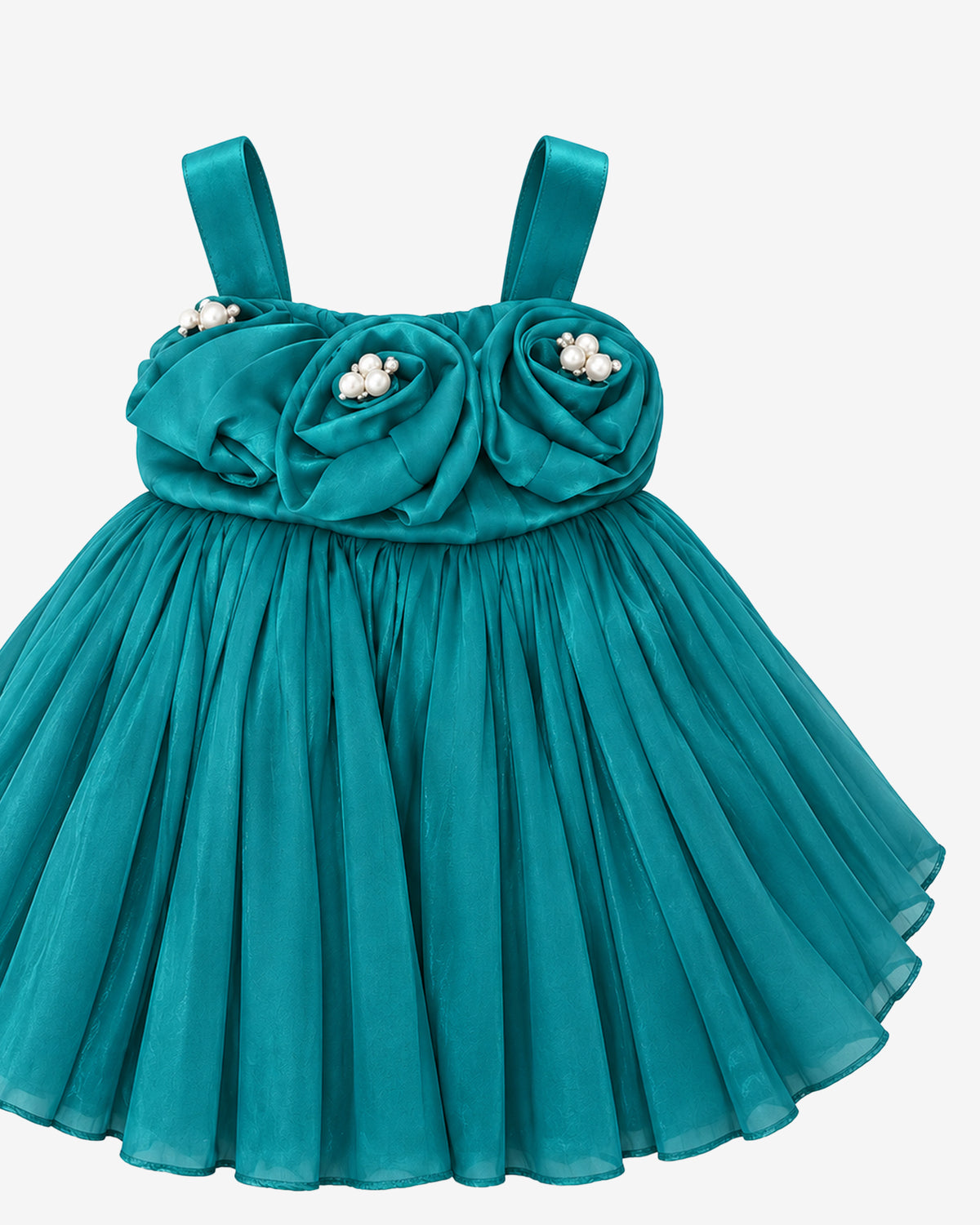 Nuberry Soft Mesh Baby Girl Party Frock | A Little Dress for Her Biggest Smiles