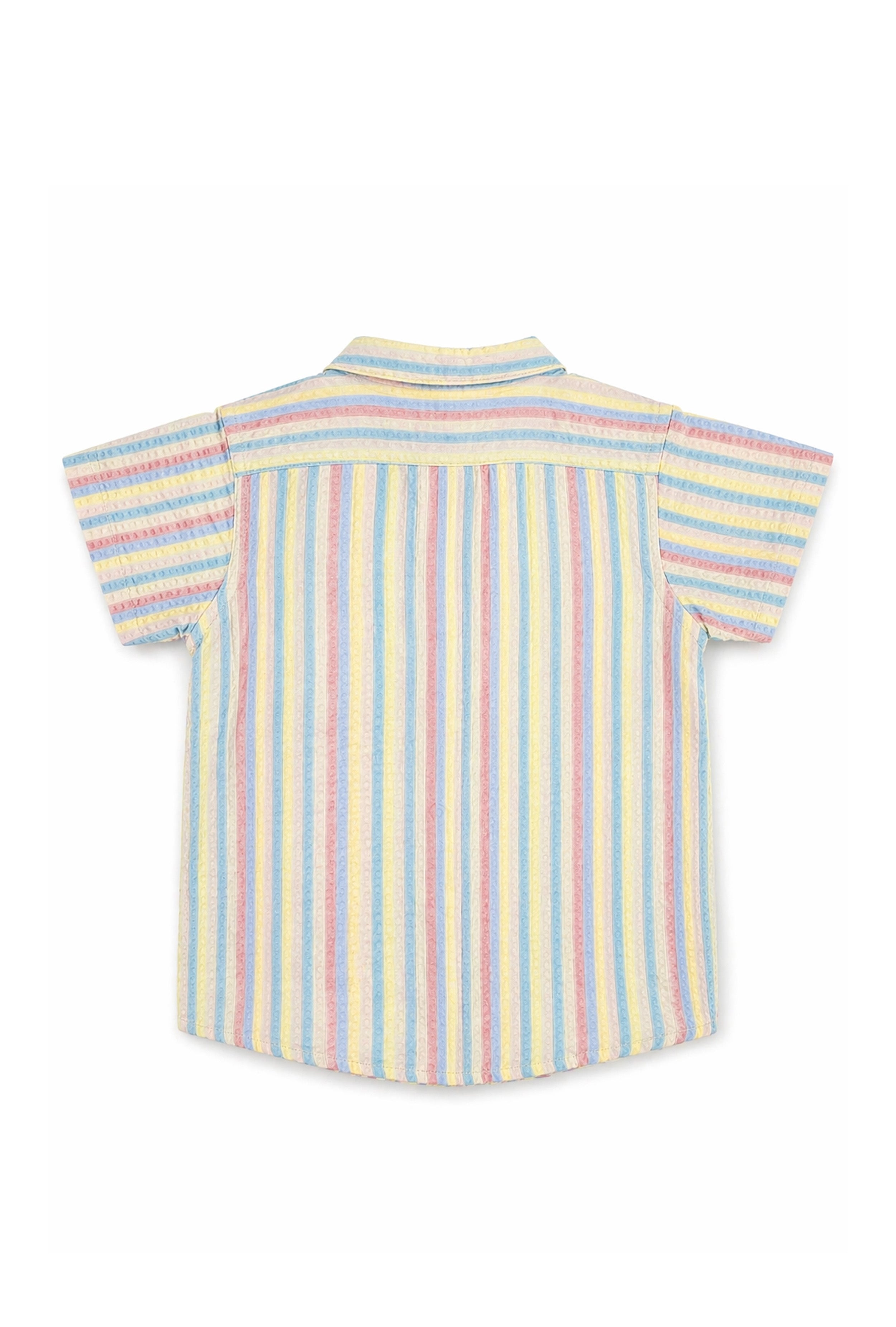 Bright Days Outfit | Colorful Stripe Shirt with Pant