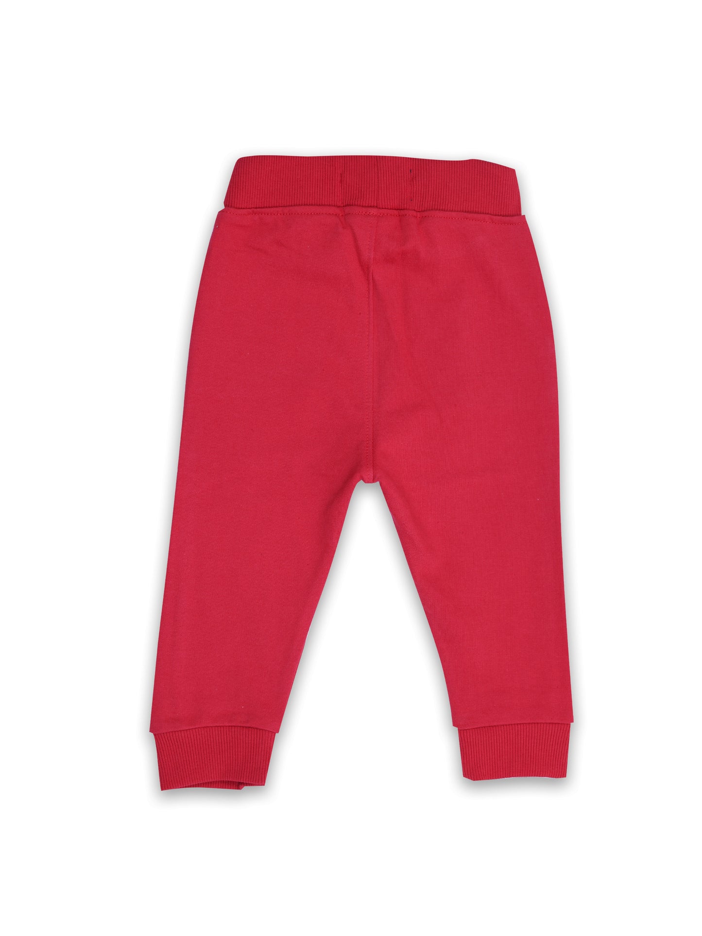 Pure Cotton Red Jogger Pants for Boys