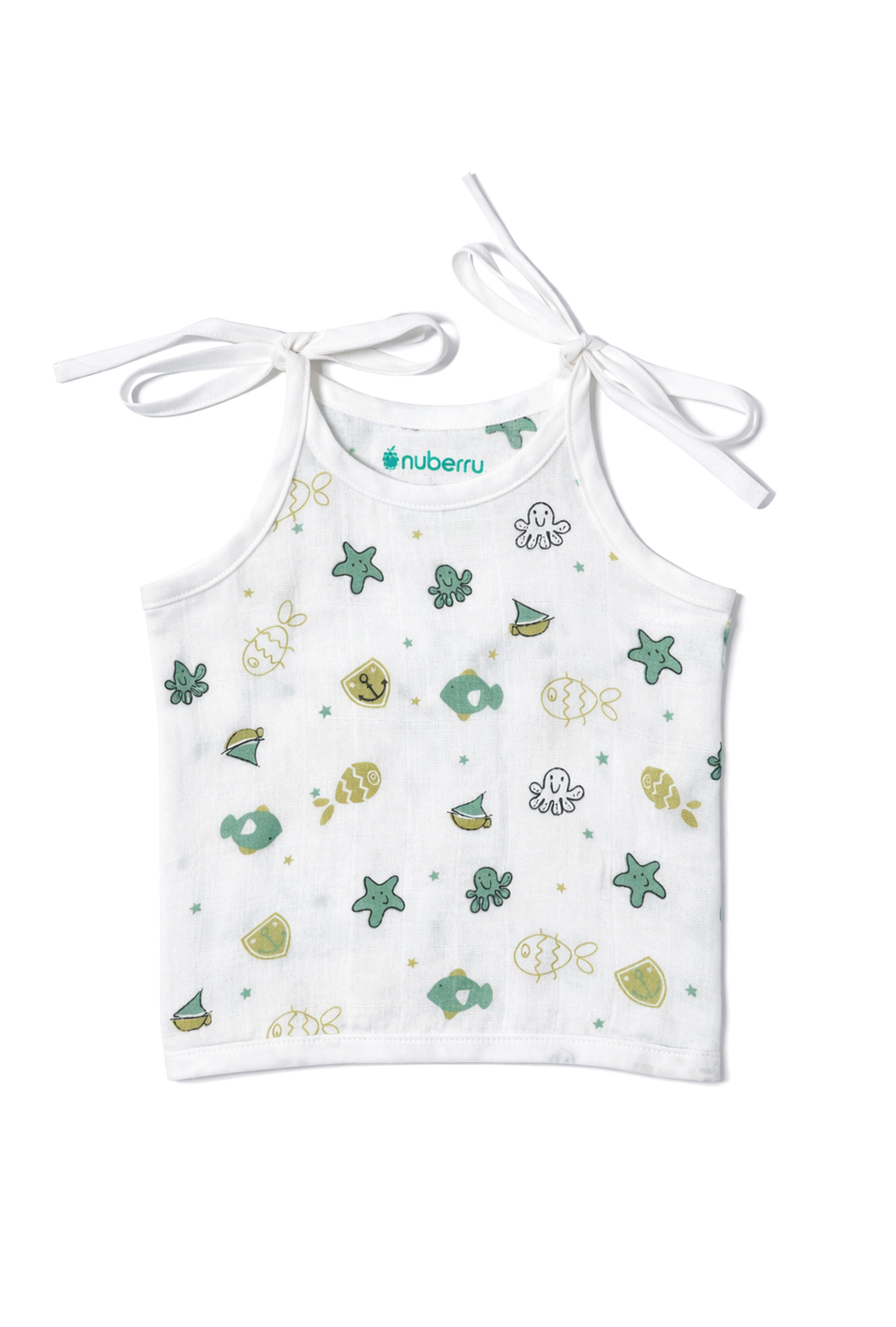 Made for First Comfort | Nuberry Newborn Muslin Upknot Jabla (Pack of 4)